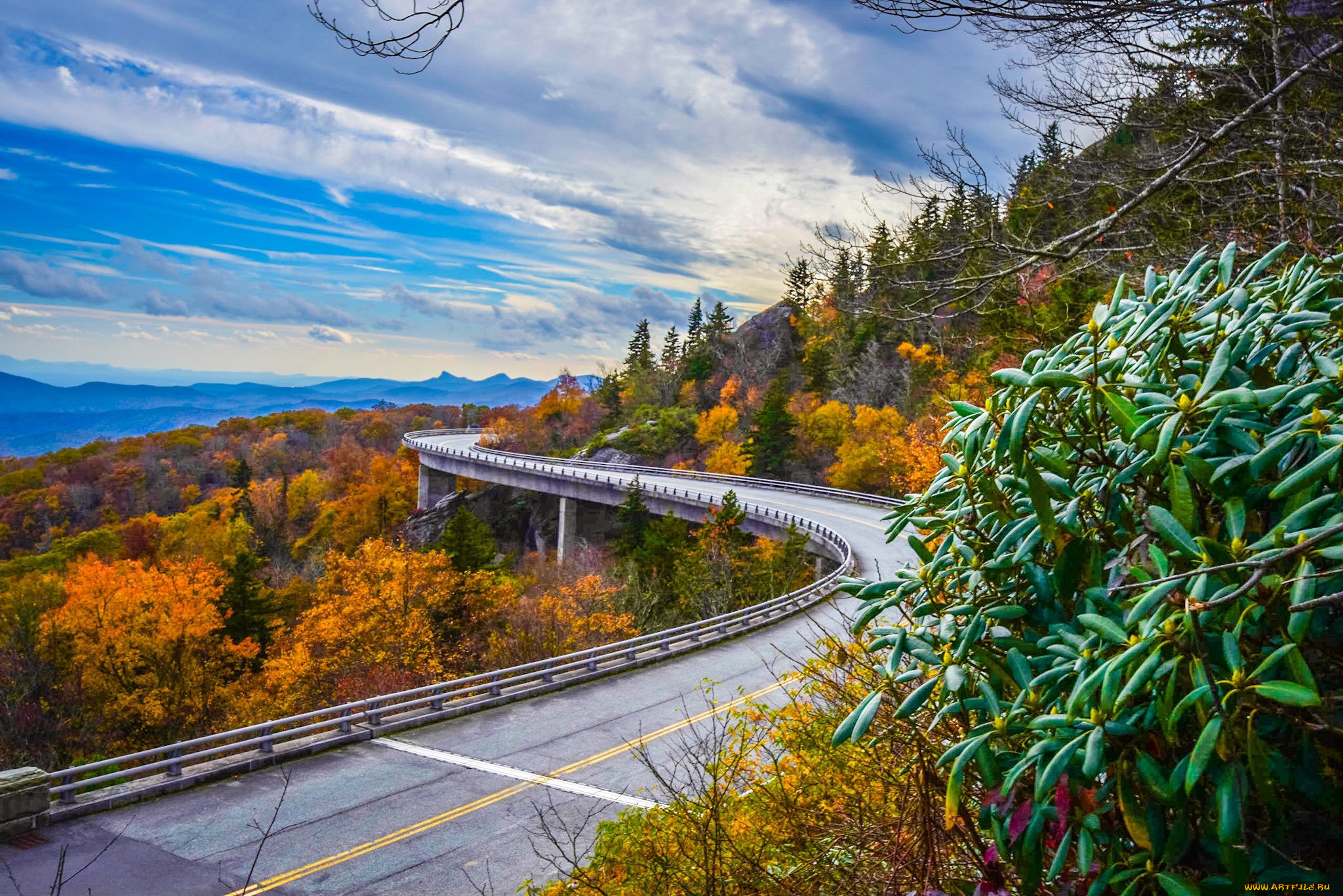 природа, дороги, шоссе