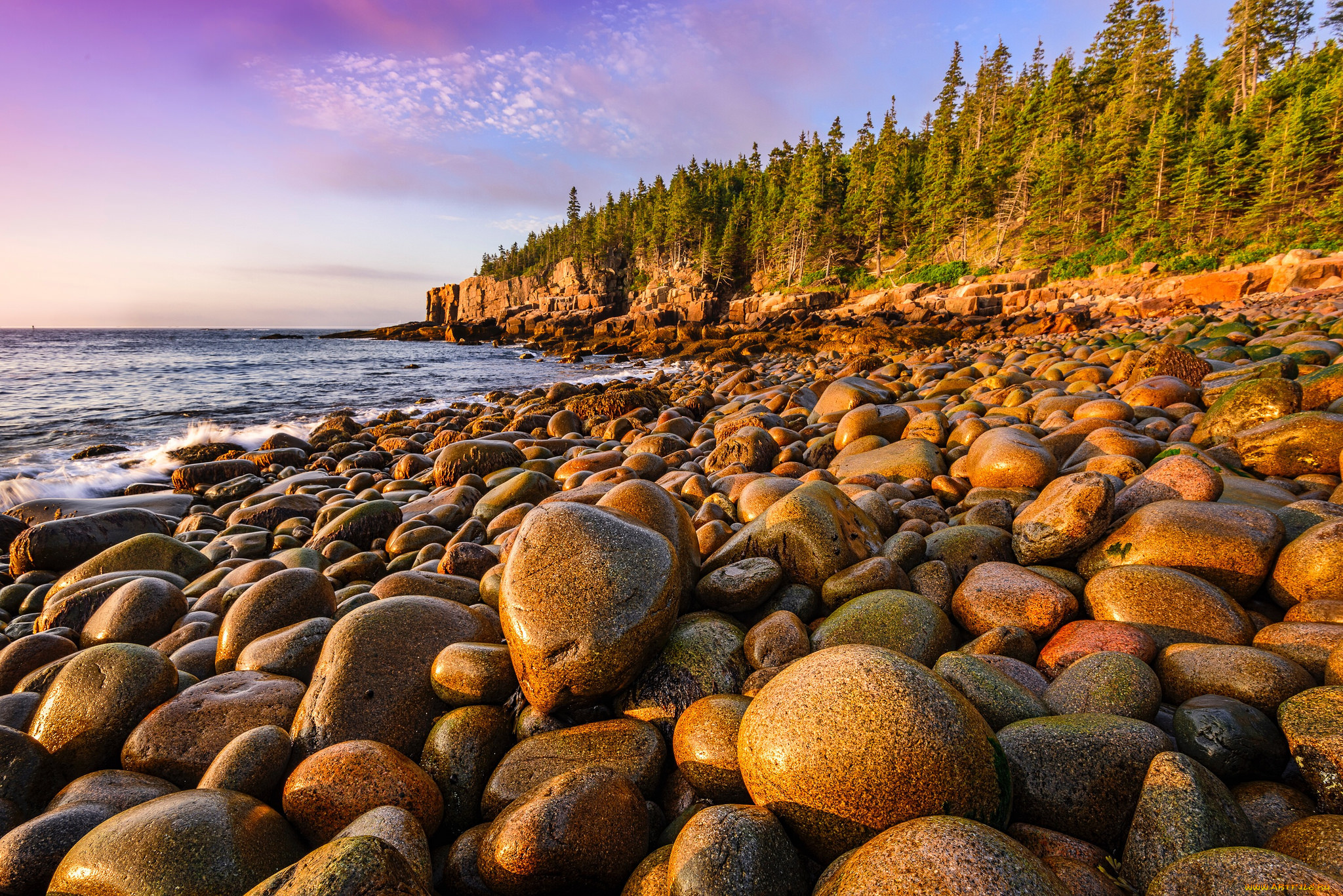 природа, побережье, берег, море