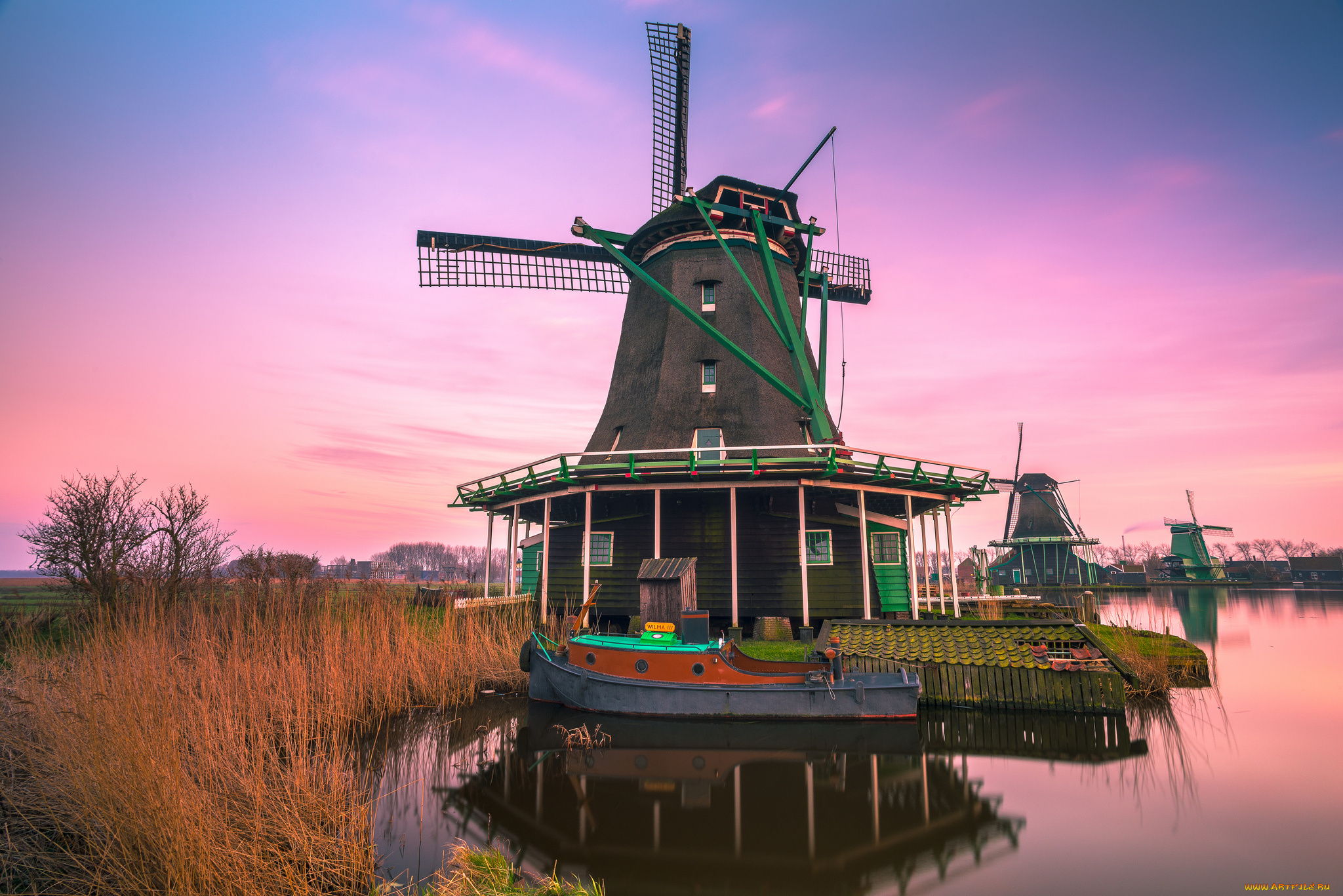 разное, мельницы, ветряк