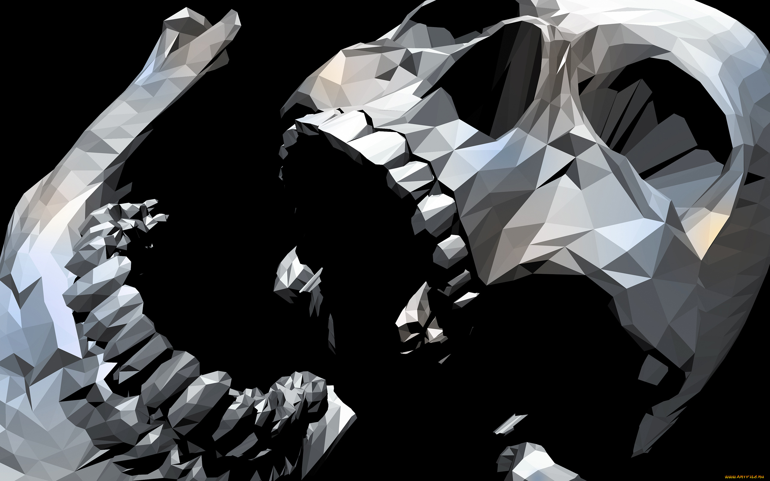 рисованное, минимализм, череп, фон