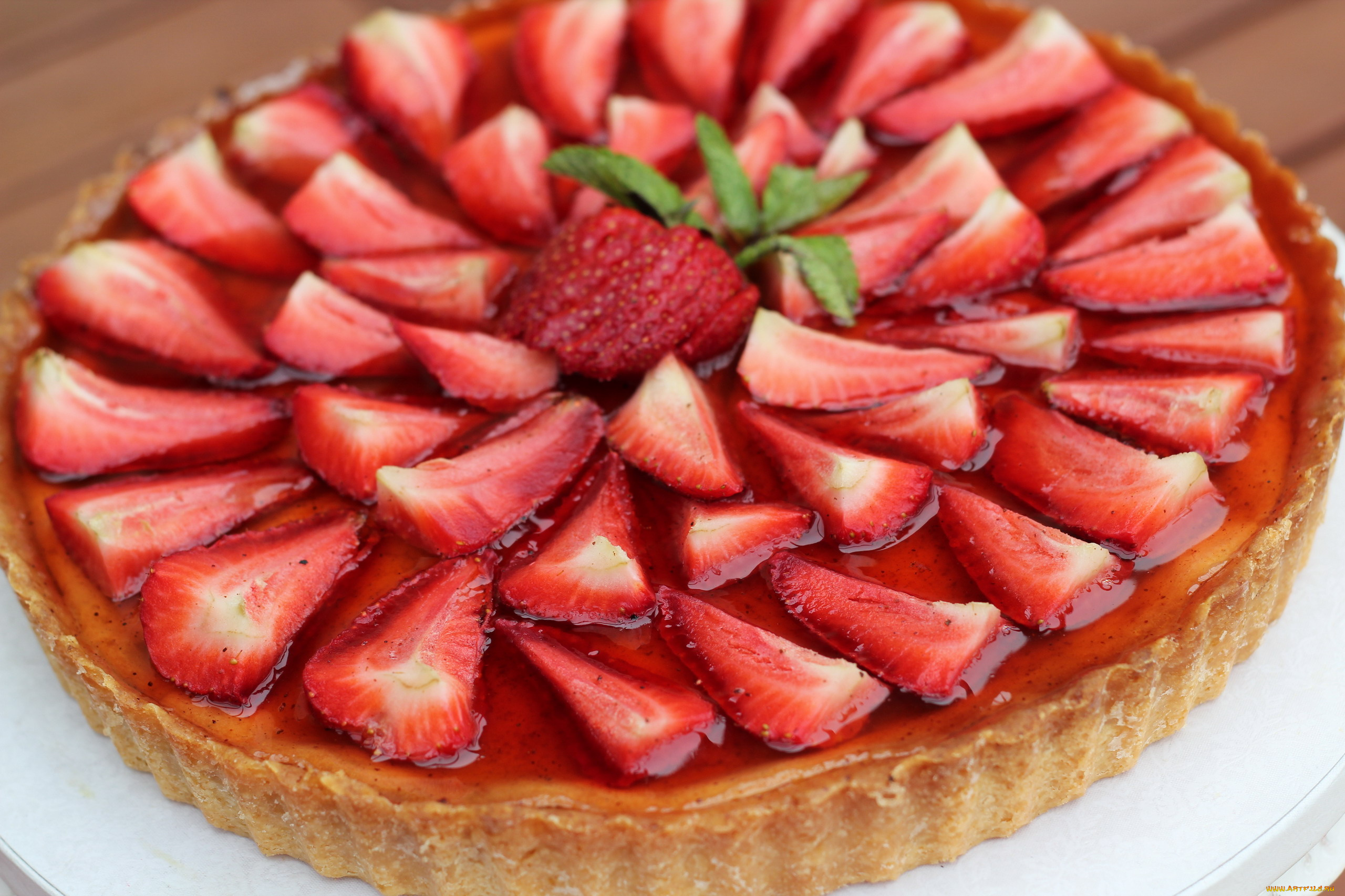 еда, пироги, чизкейк, ягоды, клубника