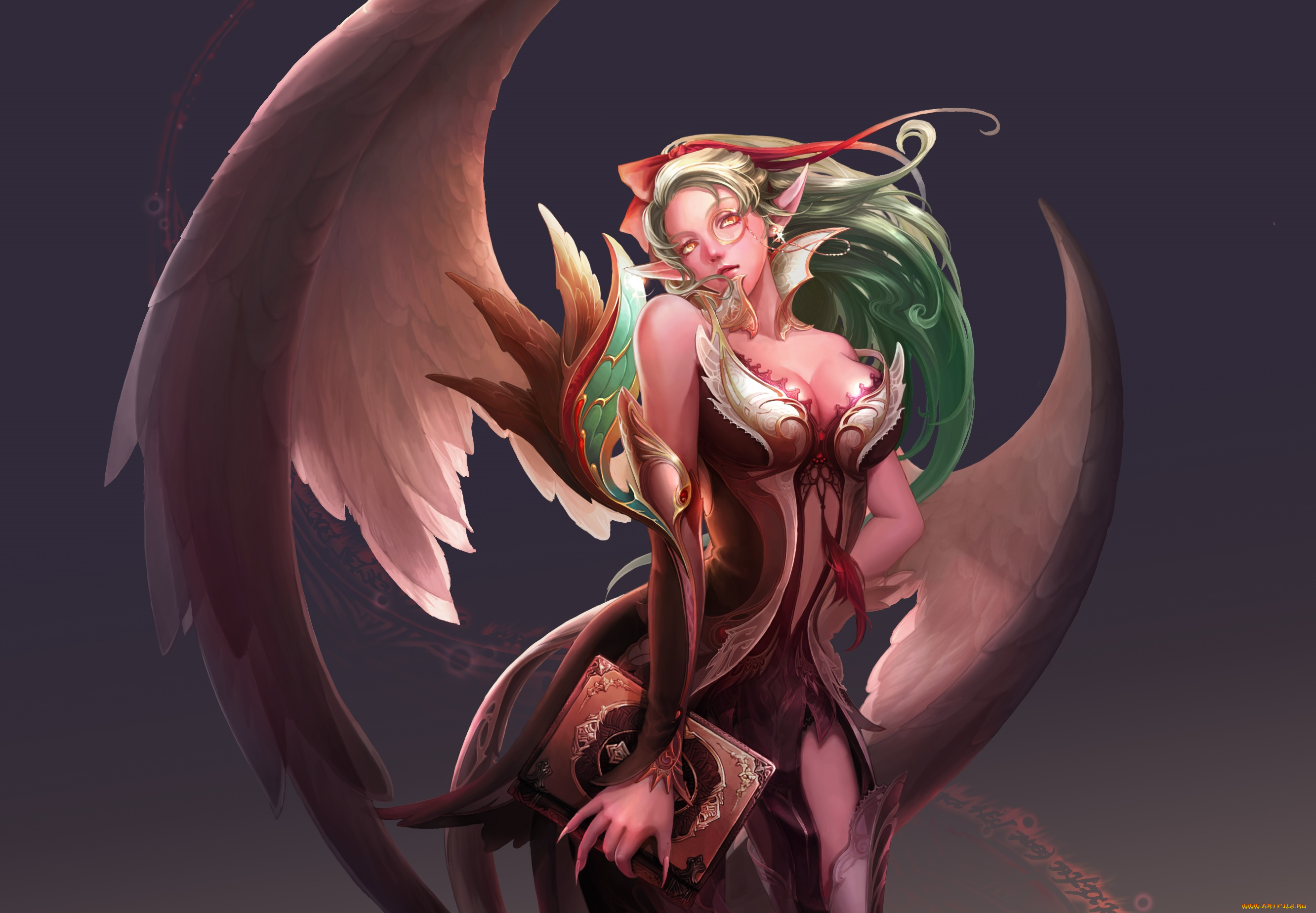 видео, игры, aion, , assault, on, balaurea, девушка