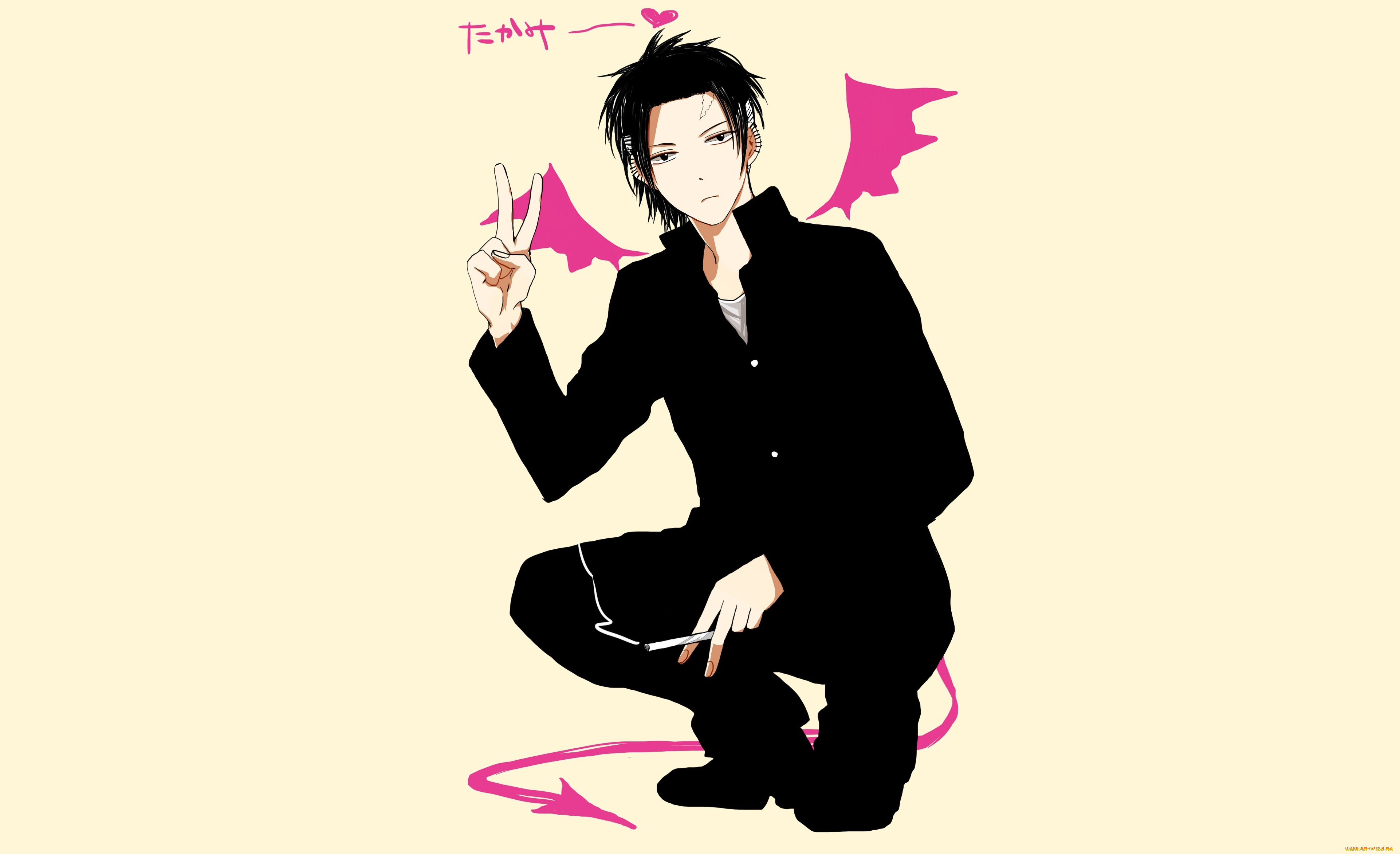 аниме, beelzebub, takamiya, shinobu