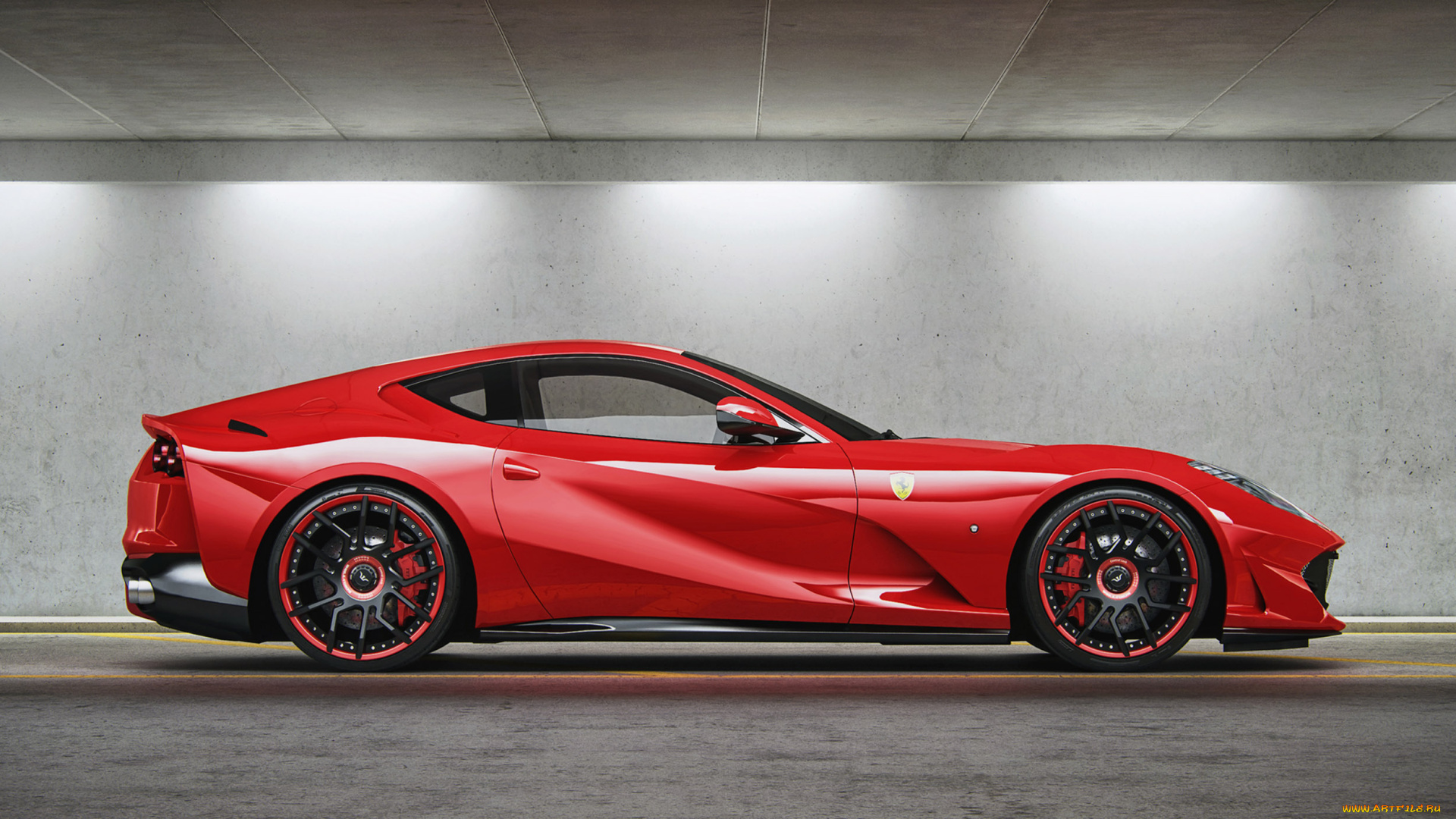 2018, wheelsandmore, ferrari, 812, superfast, автомобили, ferrari, hypercar, профиль, superfast, 812, wheelsandmore, 2018