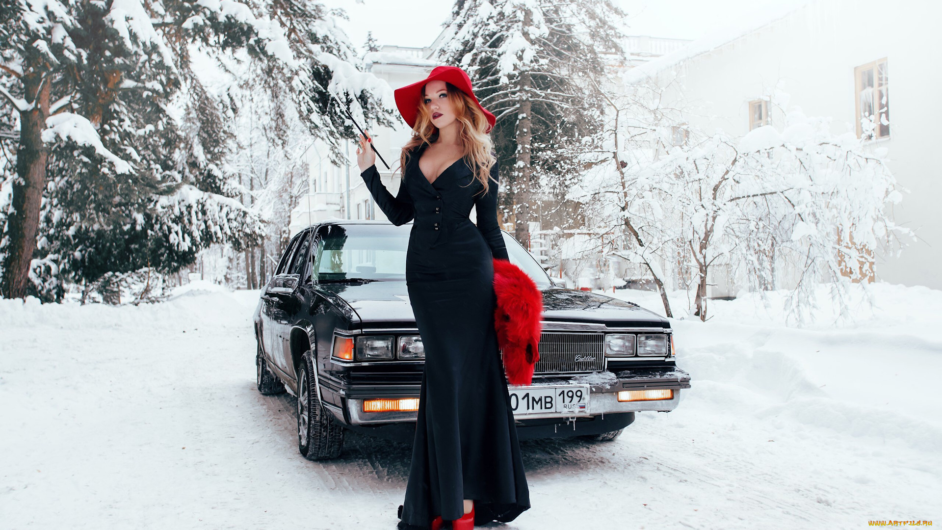 автомобили, -авто, с, девушками, cadillac