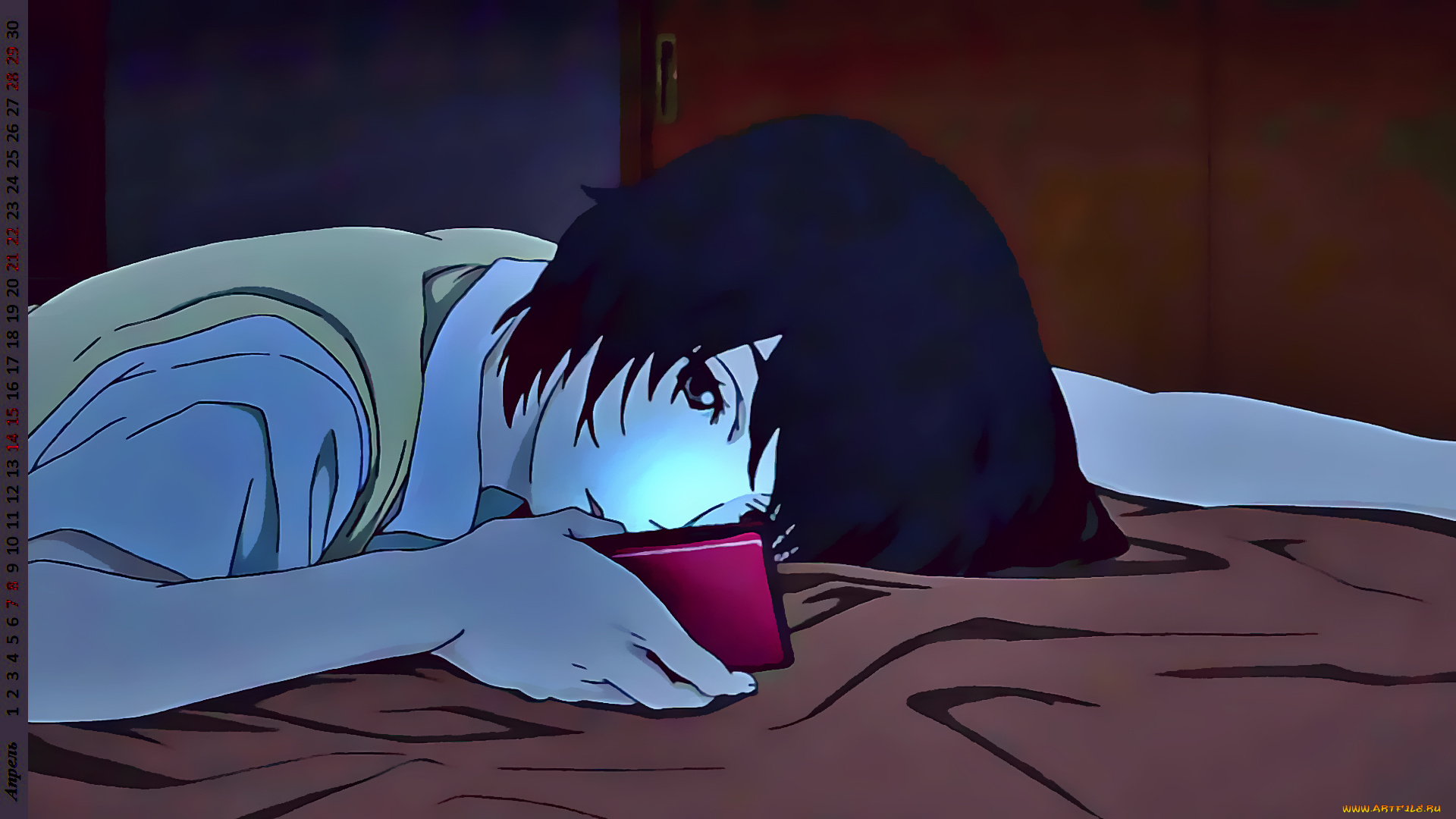 календари, аниме, девушка