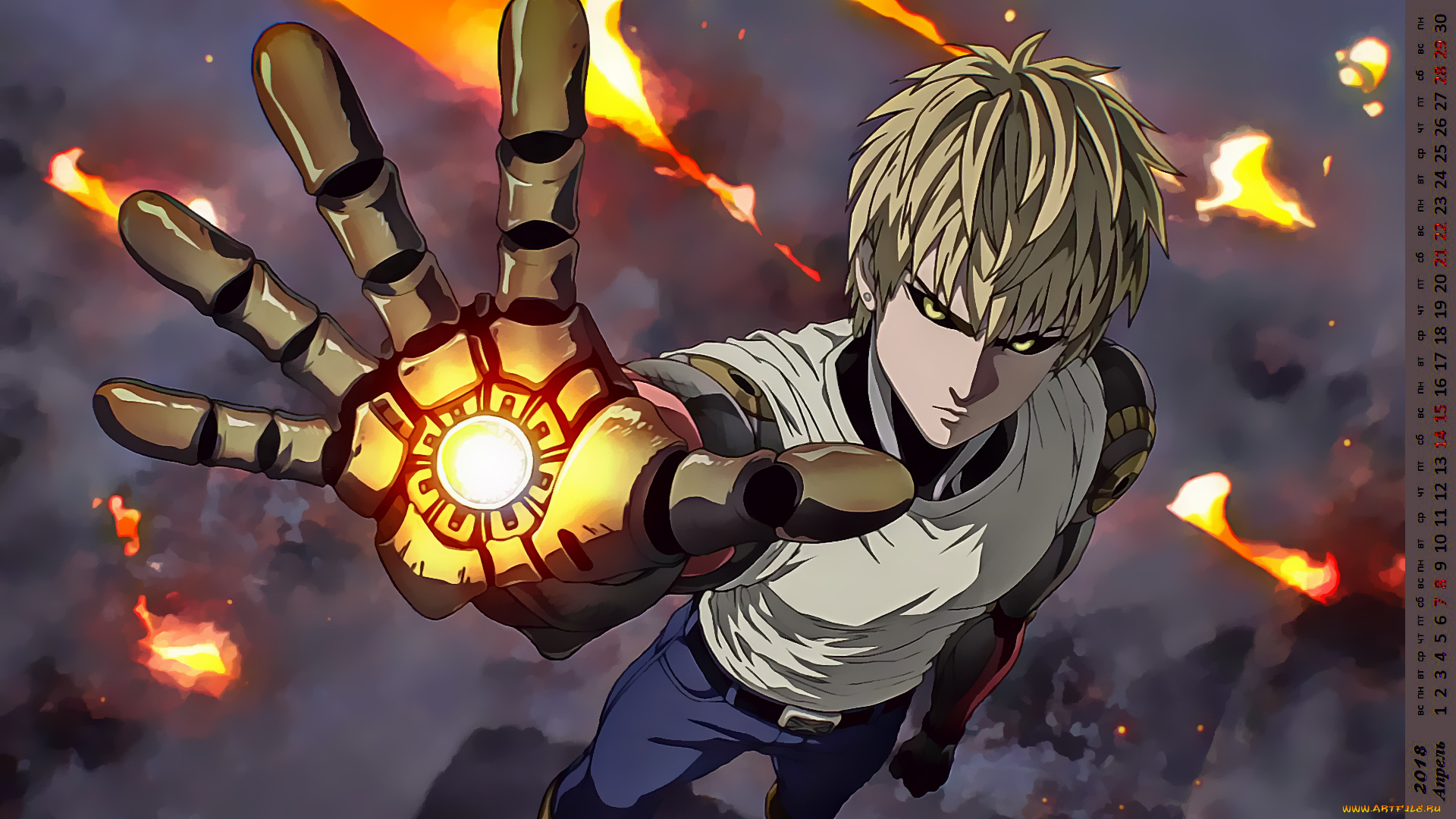 календари, аниме, взгляд, робот