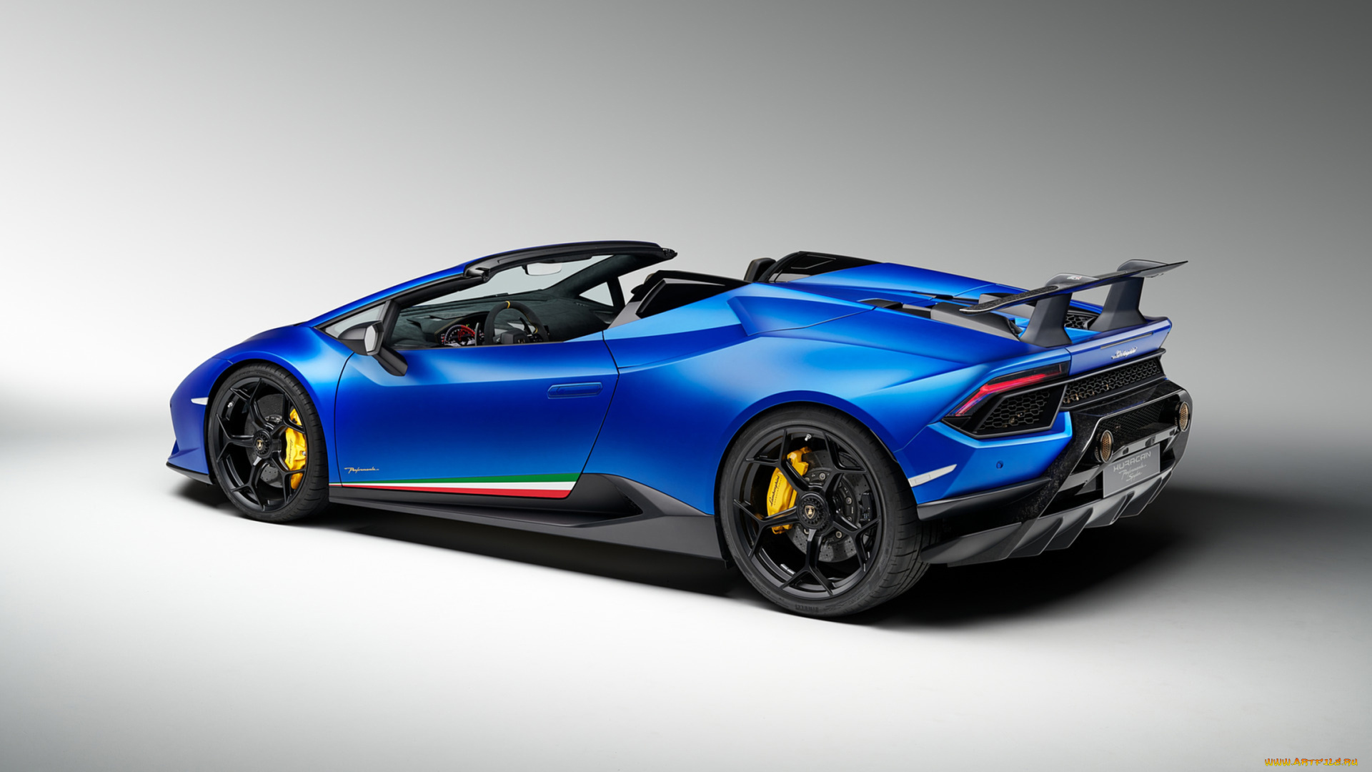lamborghini, huracan, spyder, performante, 2019, автомобили, lamborghini, blue, 2019, performante, huracan, spyder