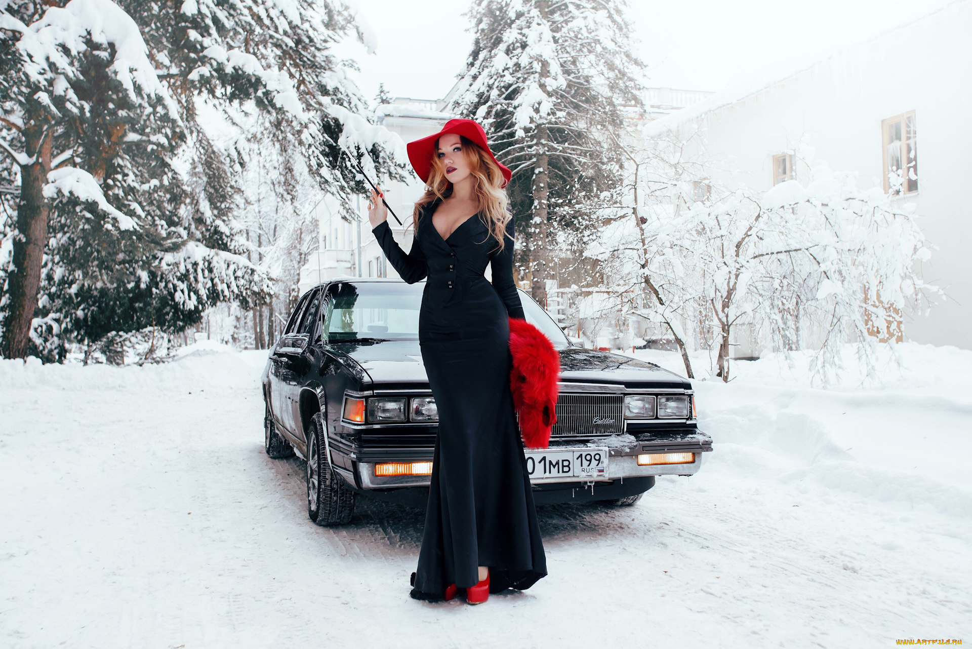 автомобили, -авто, с, девушками, cadillac