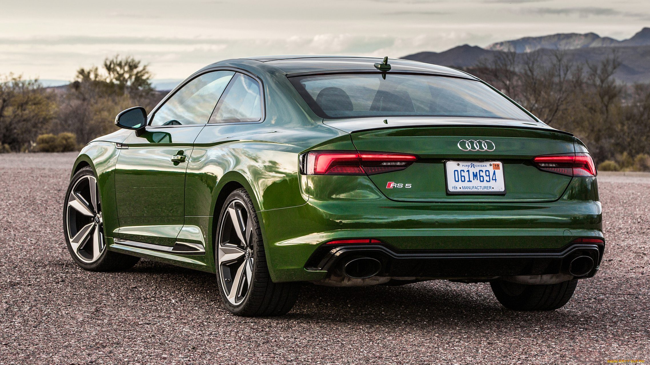 audi, rs5, 2018, автомобили, audi, rs5, 2018, зелёный