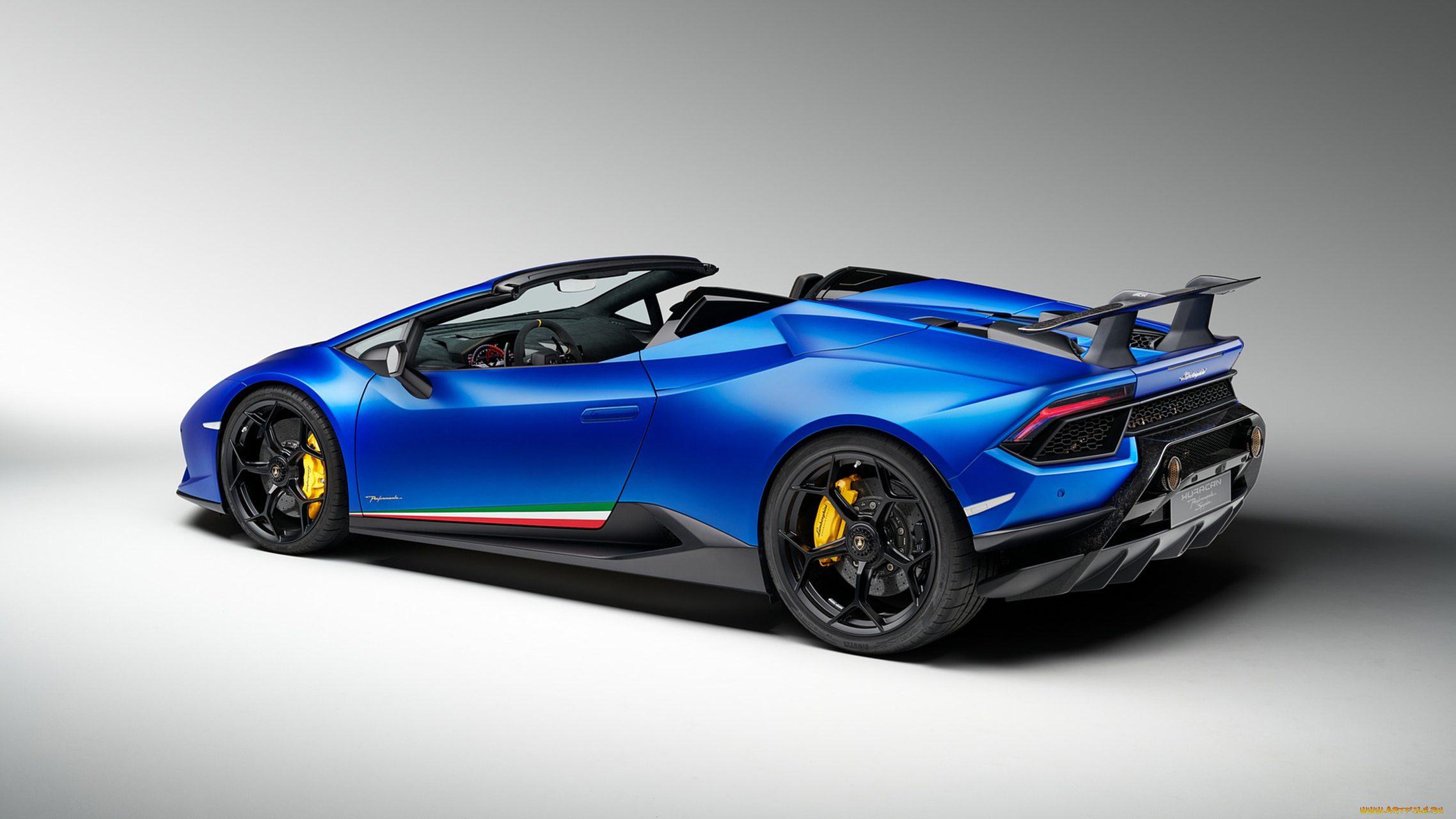 lamborghini, huracan, spyder, performante, 2019, автомобили, lamborghini, blue, 2019, performante, huracan, spyder