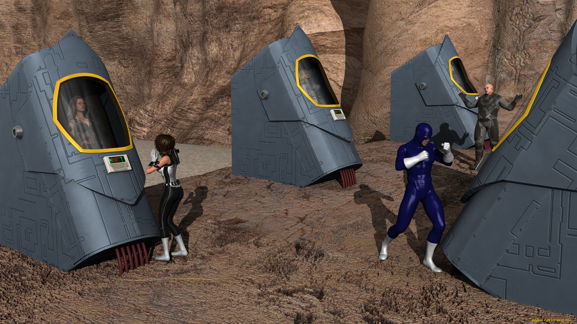 3д, графика, фантазия, , fantasy, фон, взгляд, девушки