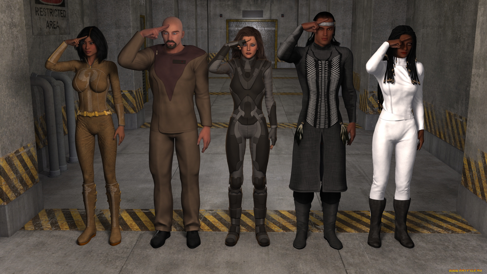 3д, графика, фантазия, , fantasy, фон, взгляд, девушки