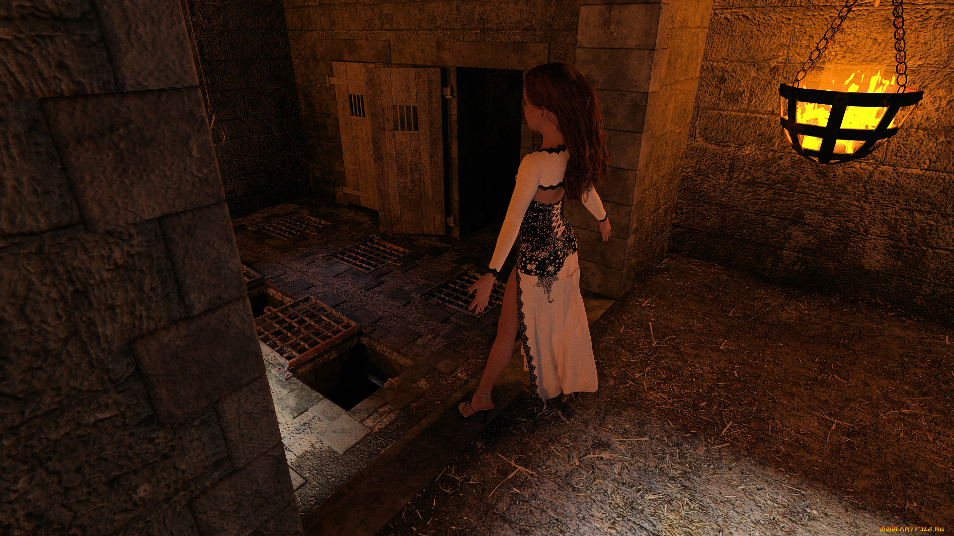 3д, графика, люди, , people, девочка, взгляд, фон