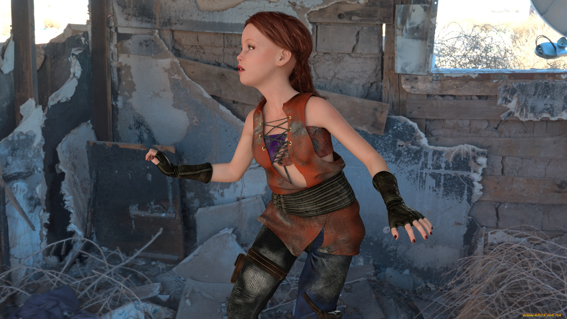 3д, графика, люди, , people, девушка, взгляд, фон