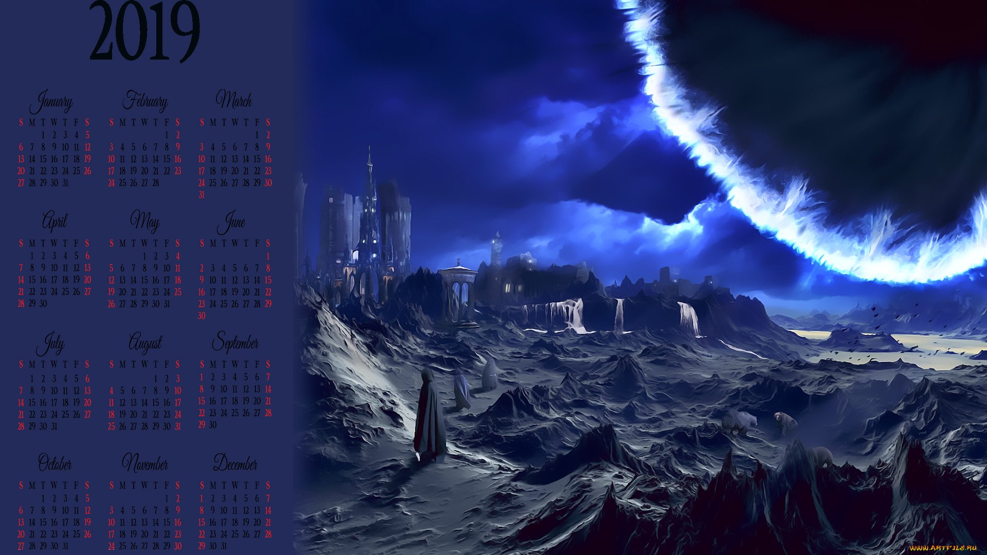 календари, фэнтези, сооружение, планета