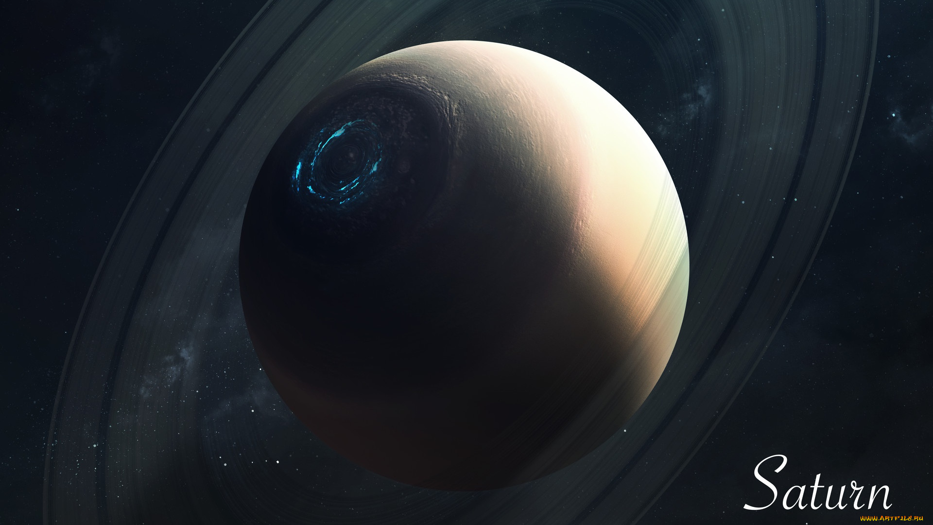 космос, сатурн, планета, звезды, saturn