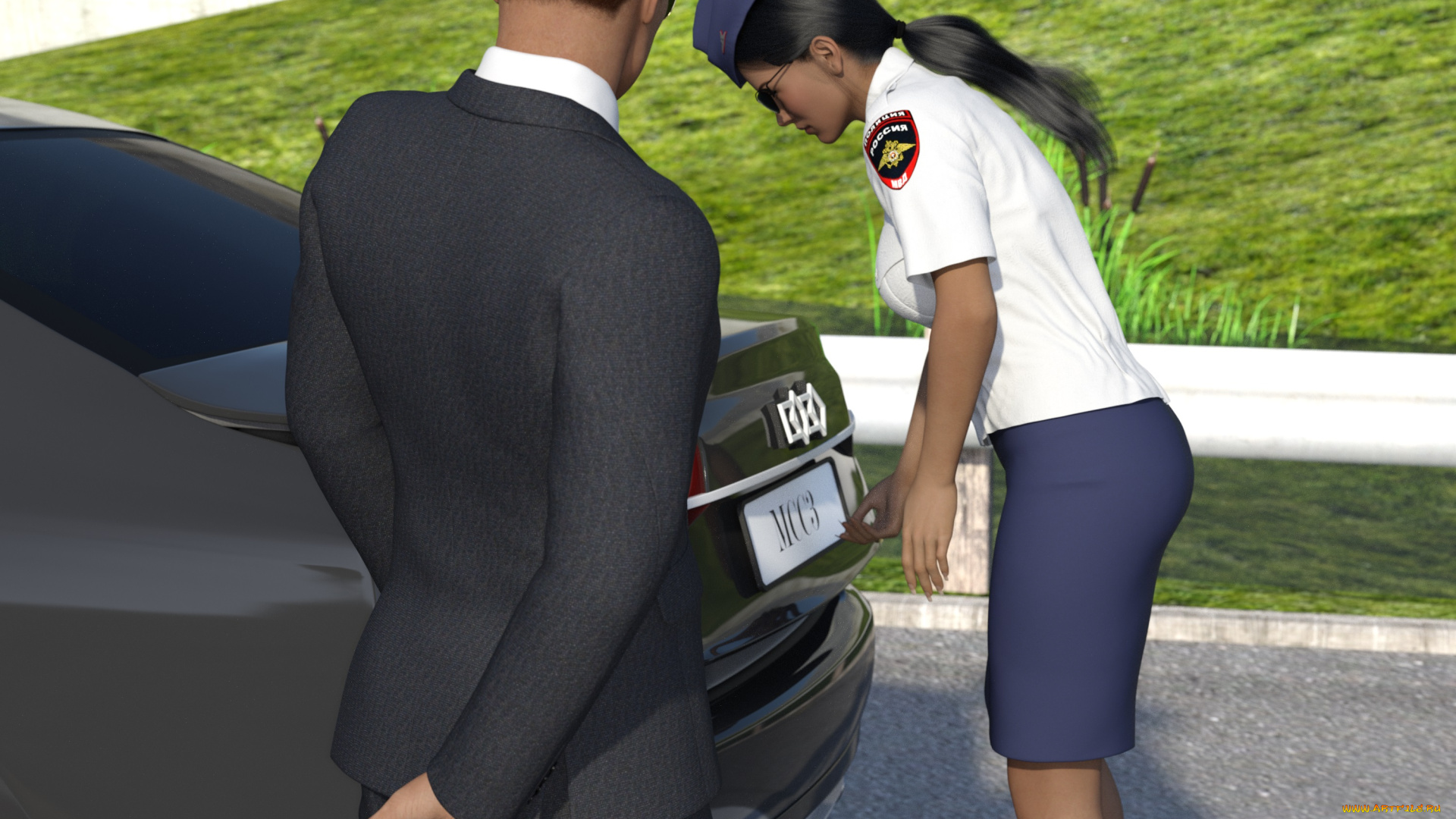 she, wolf, 3д, графика, фантазия, , fantasy, девушка, взгляд, фон