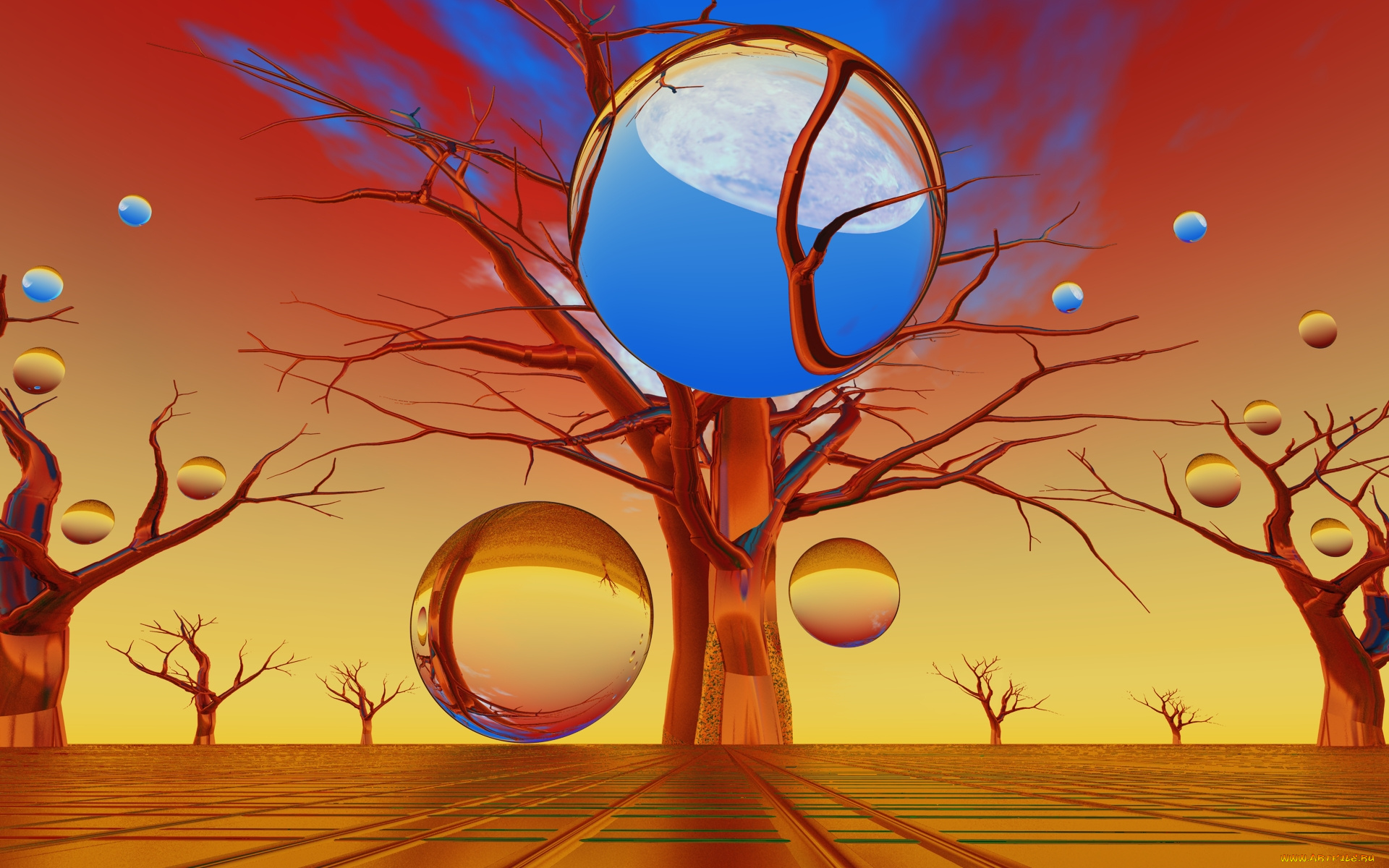 3д, графика, шары, , balls, фон, шары