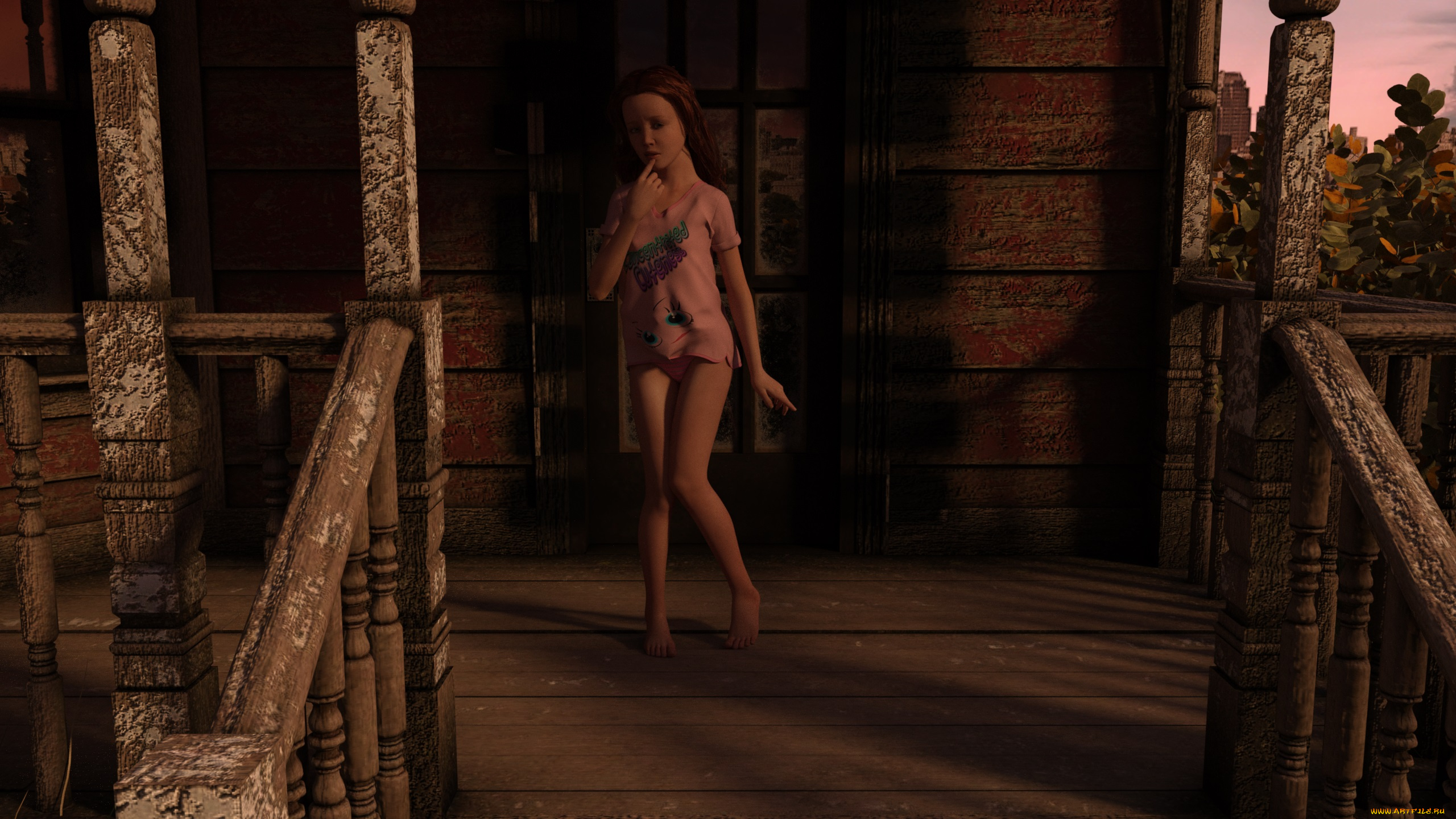 3д, графика, люди, , people, девочка, взгляд, фон