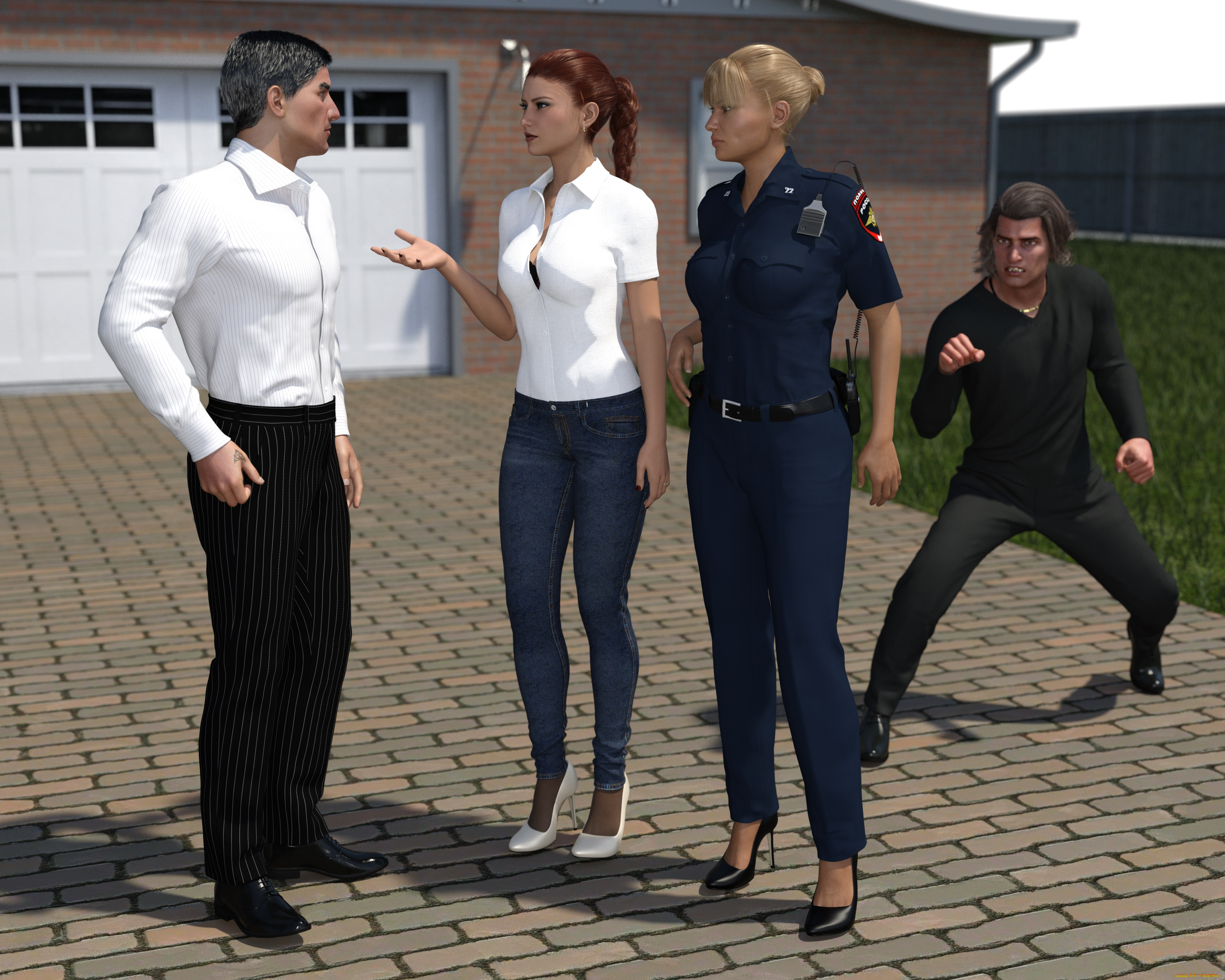 she, wolf, 3д, графика, фантазия, , fantasy, девушка, взгляд, фон