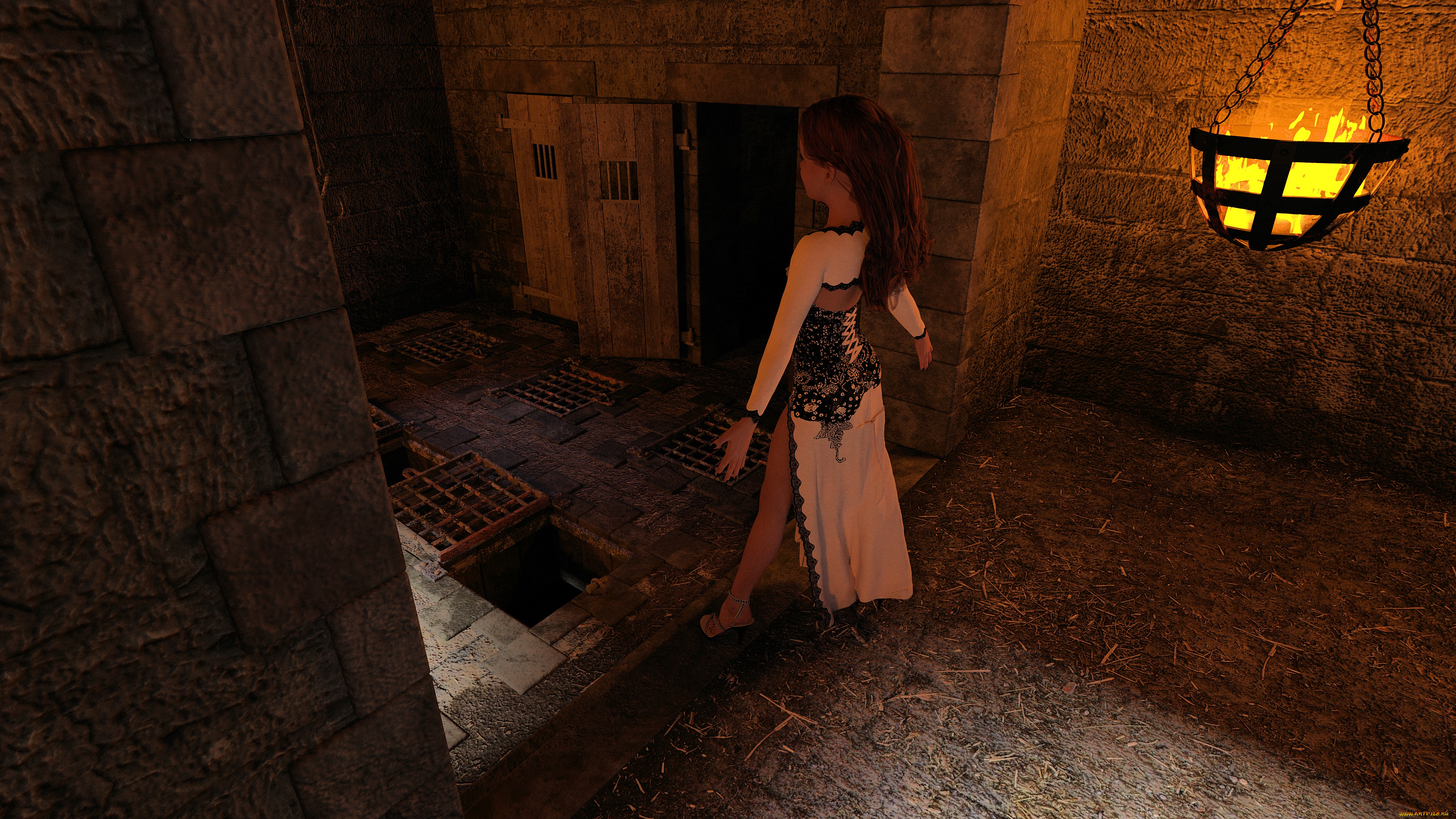 3д, графика, люди, , people, девочка, взгляд, фон