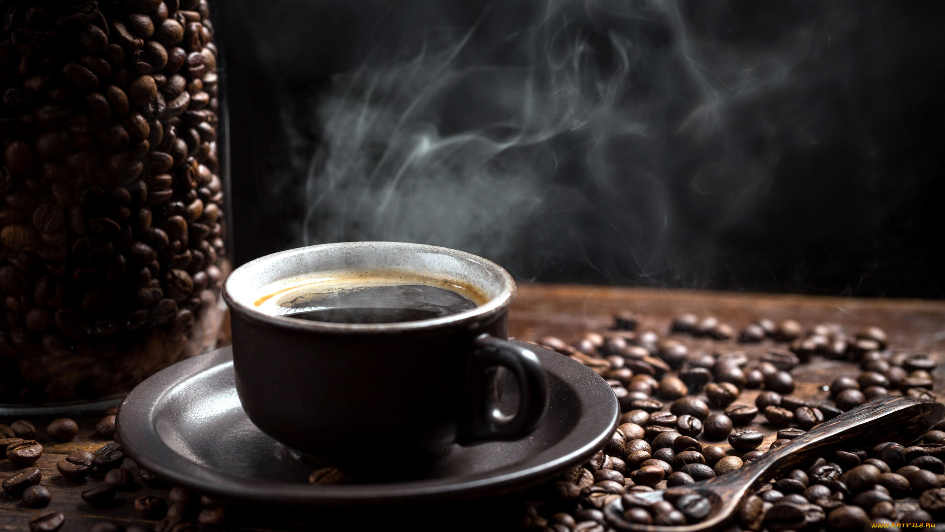 еда, кофе, , кофейные, зёрна, зерна, пар