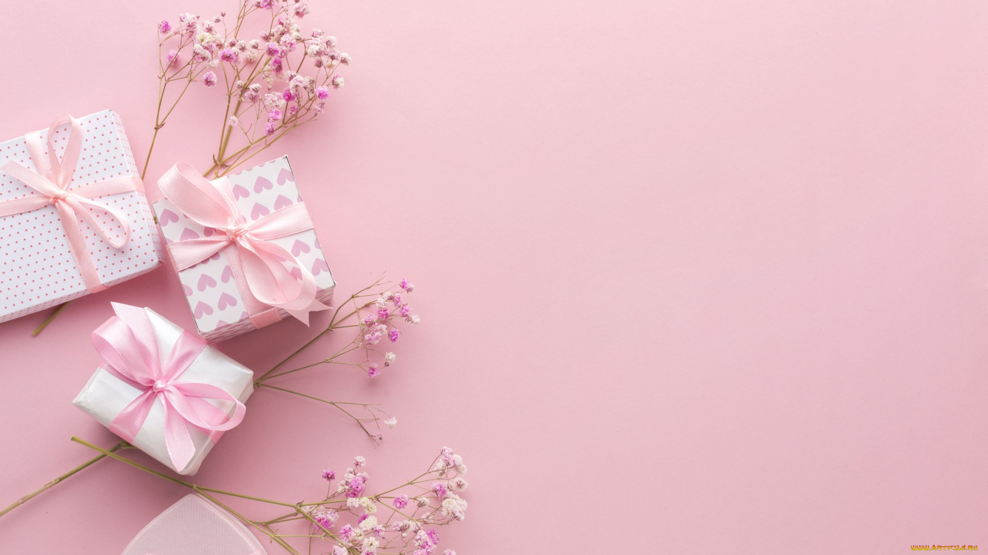 праздничные, подарки, и, коробочки, подарки, ленты, банты