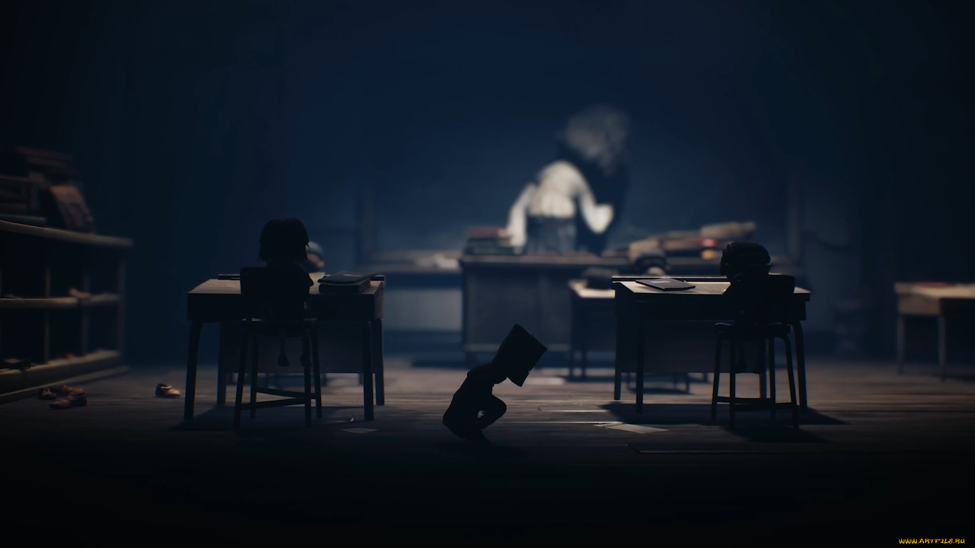 видео, игры, little, nightmares, little, nightmares, ii