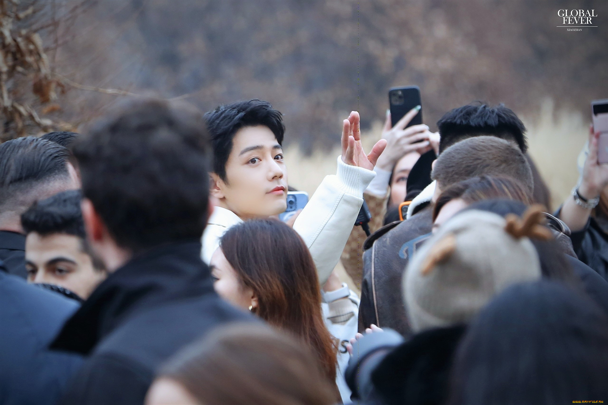 разное, знаменитости, сяо, чжань, люди, жест