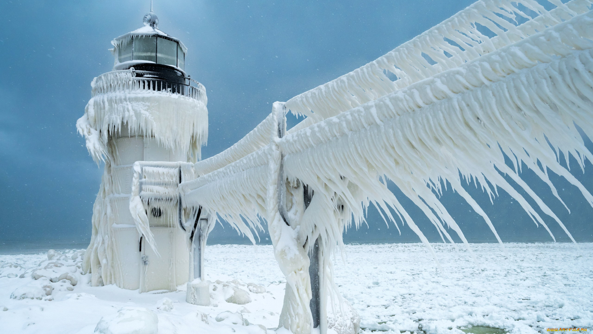st, joseph, lighthouse, michigan, природа, маяки, st, joseph, lighthouse