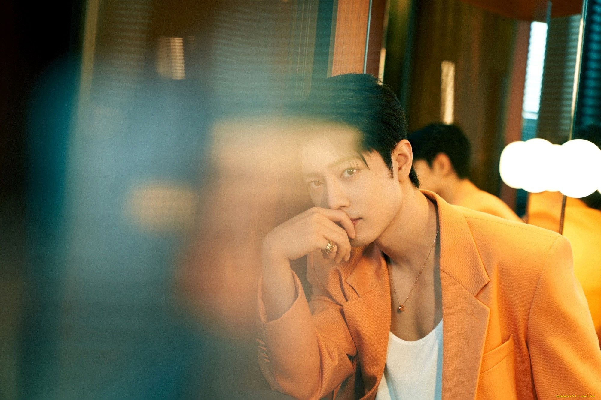 мужчины, xiao, zhan, актер, пиджак