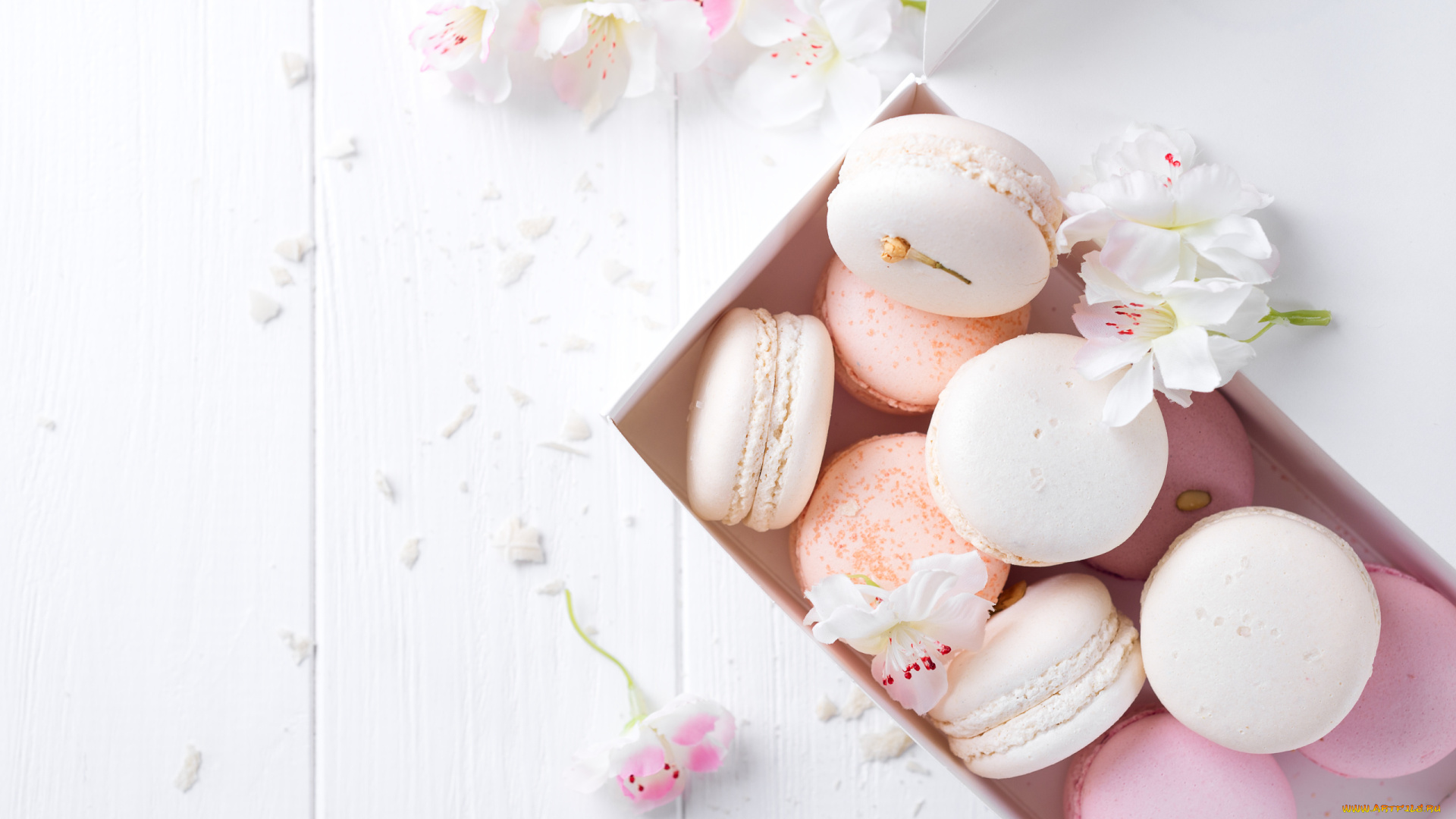 еда, макаруны, лакомство, ассорти