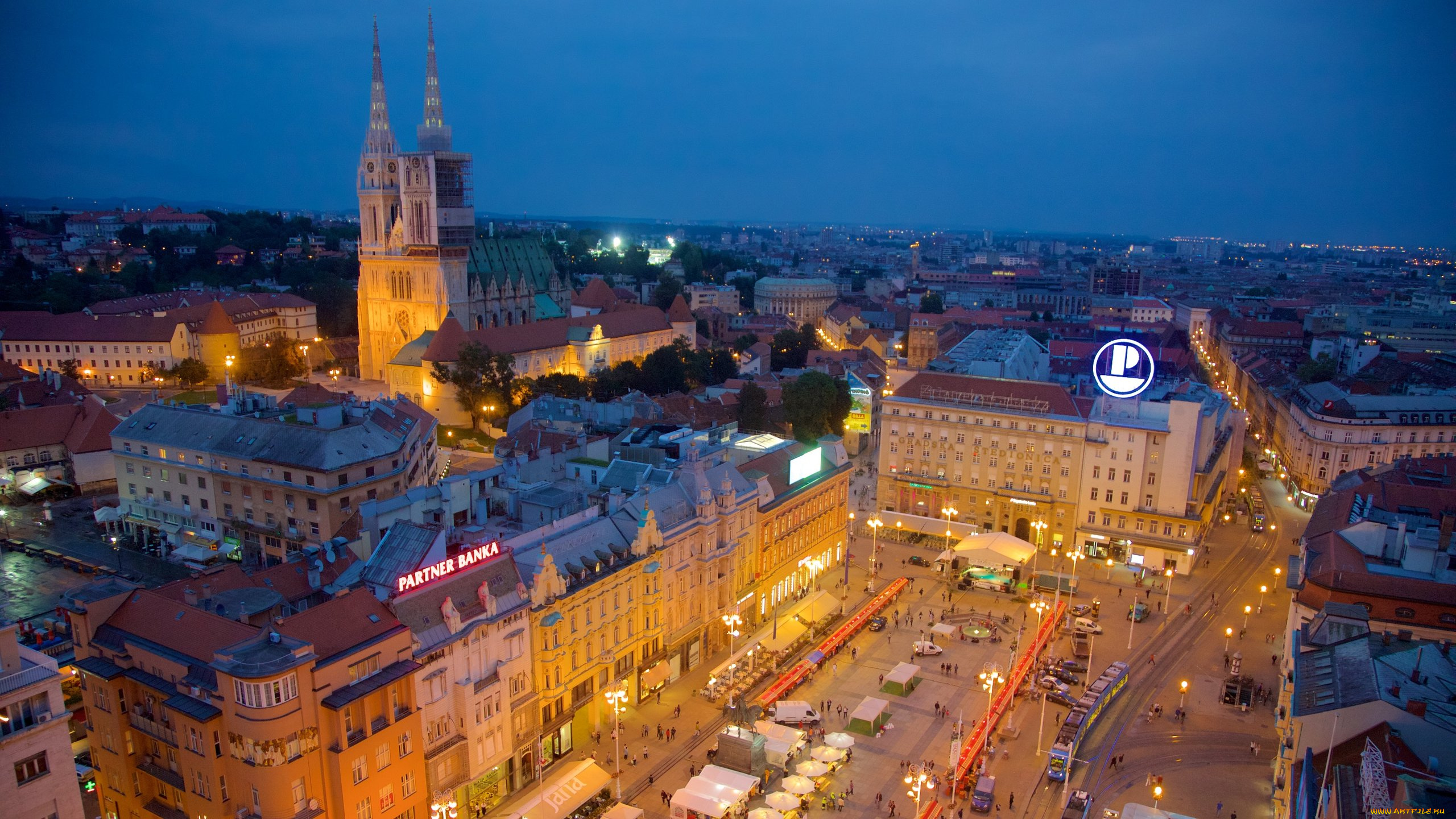 zagreb, croatia, города, -, столицы, государств