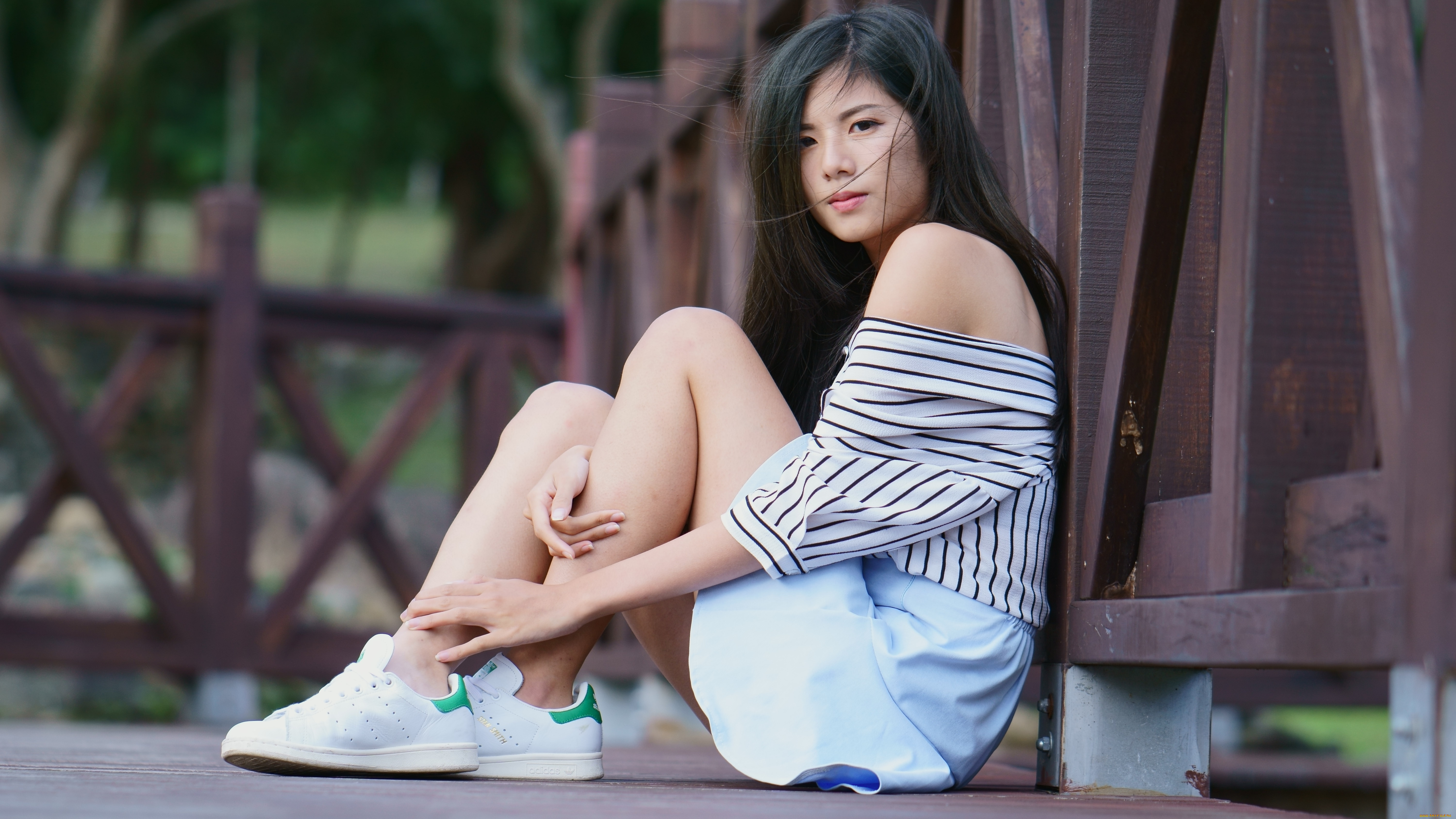 девушки, -, азиатки, девушка