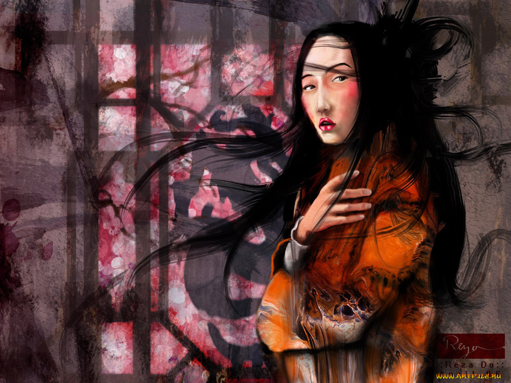 рисованные, люди