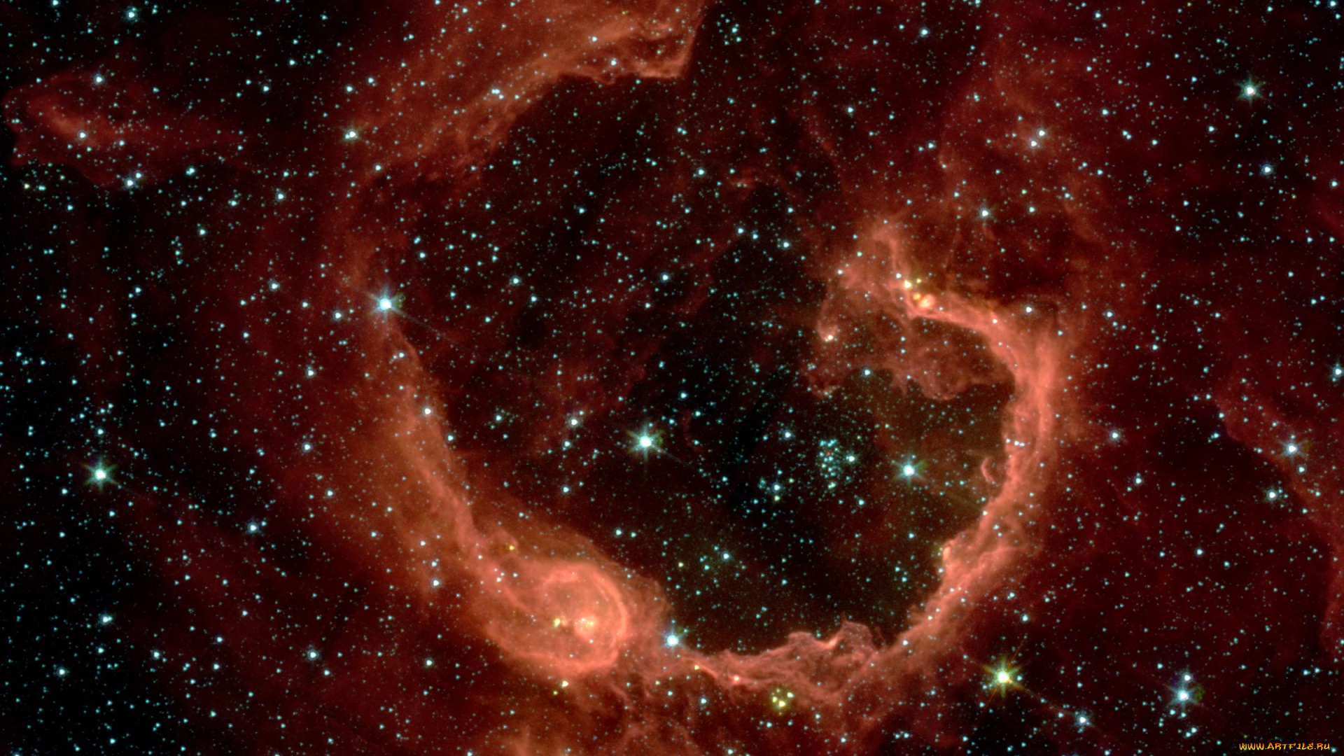 космос, галактики, туманности