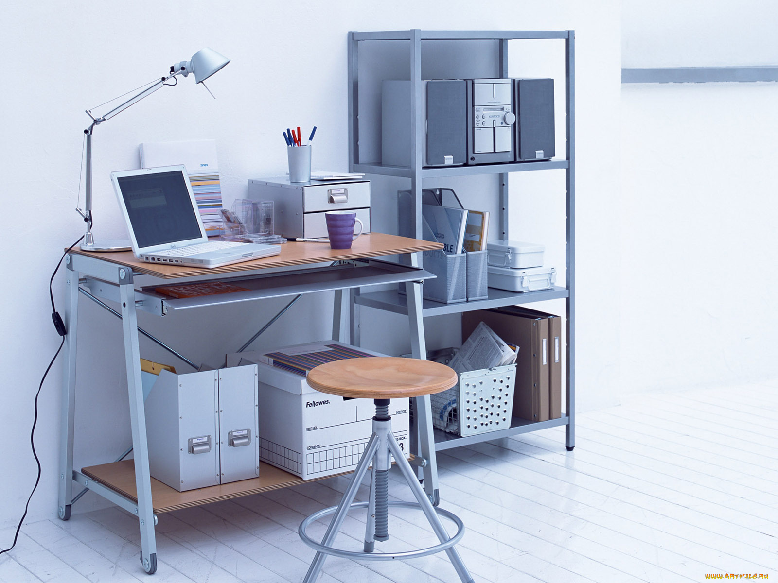 интерьер, кабинет, библиотека, офис