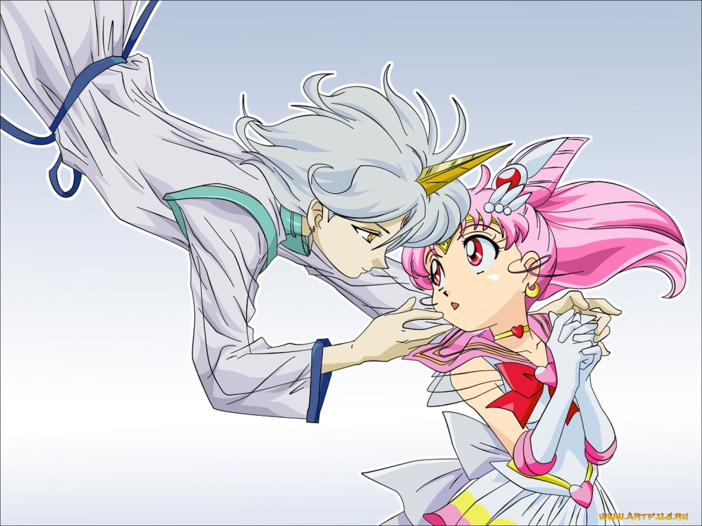 chibimoon, and, helios, аниме, sailor, moon