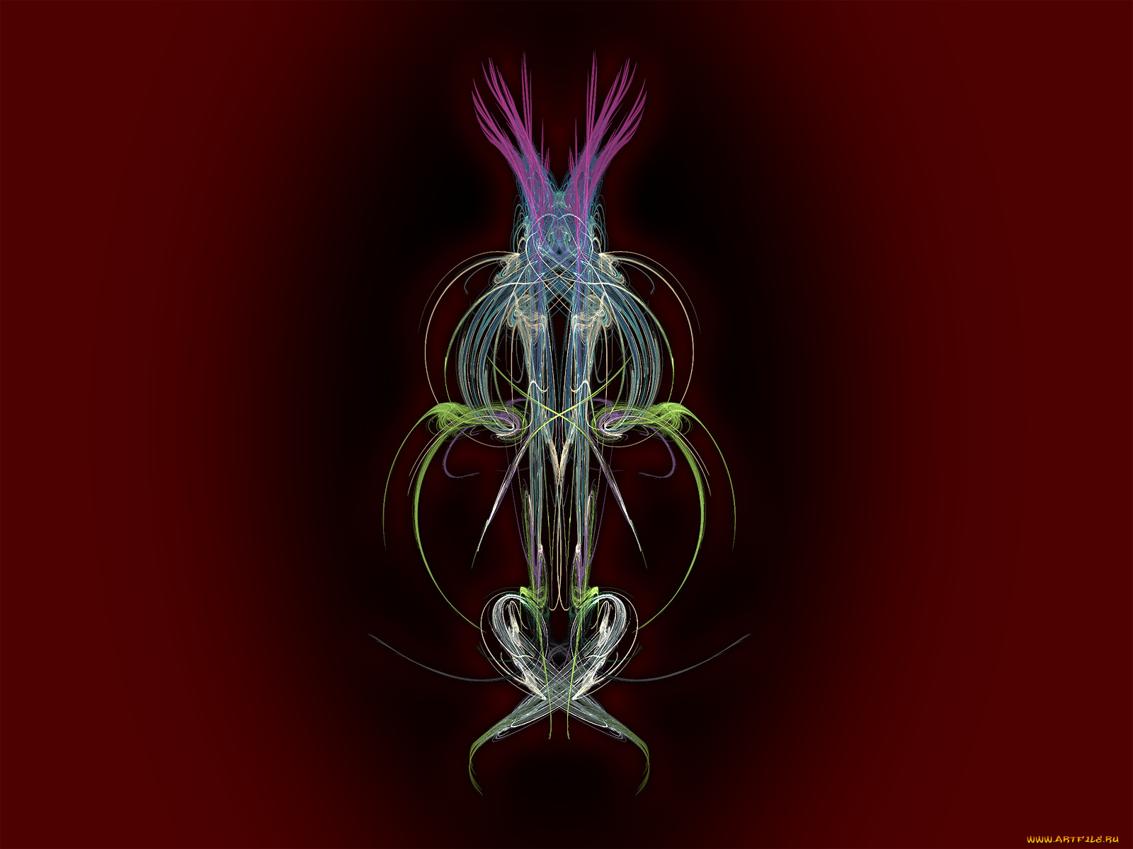 3д, графика, fractal, фракталы, цвета, фон, узор