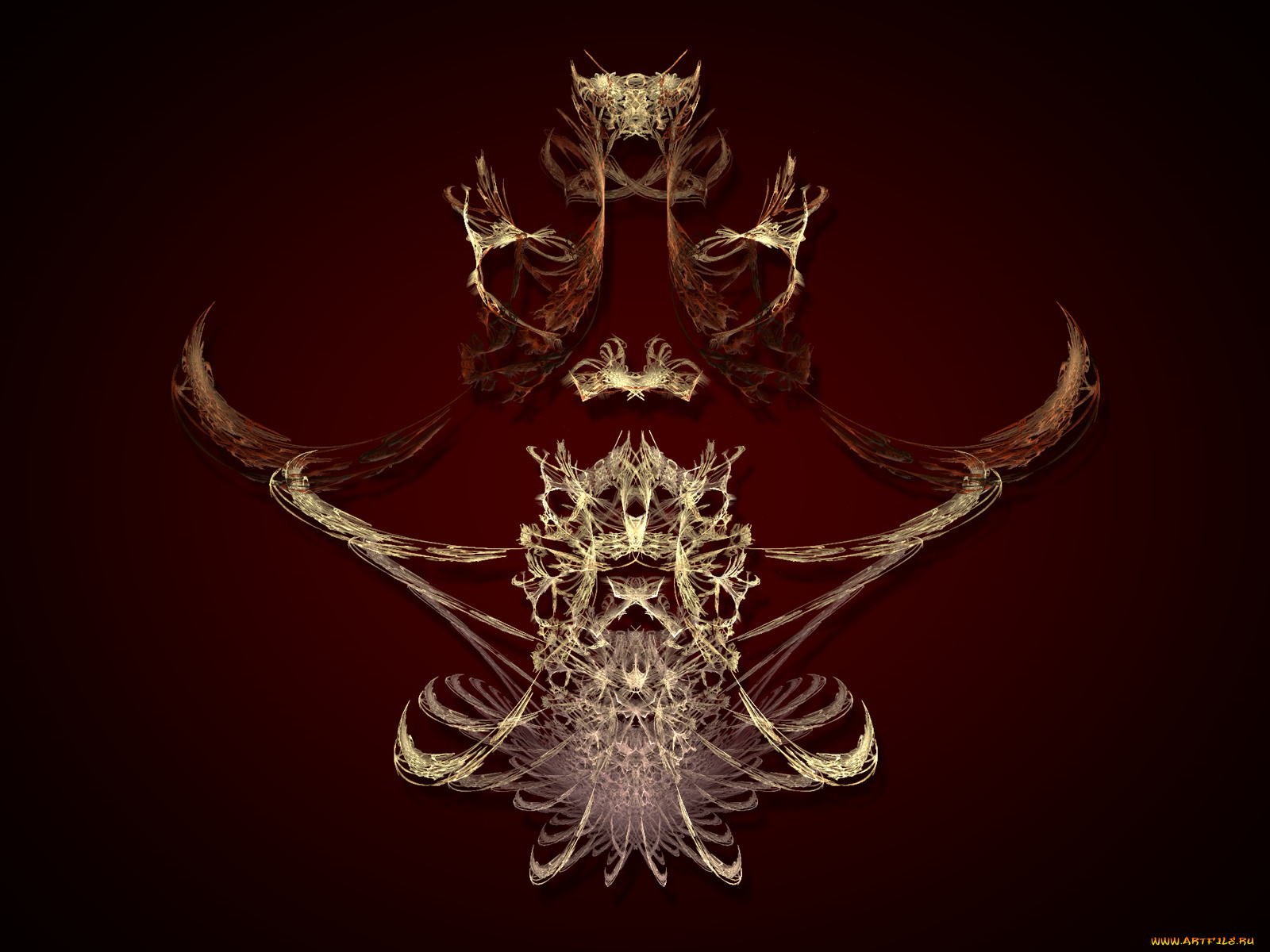 3д, графика, fractal, фракталы, узор, цвета, фон