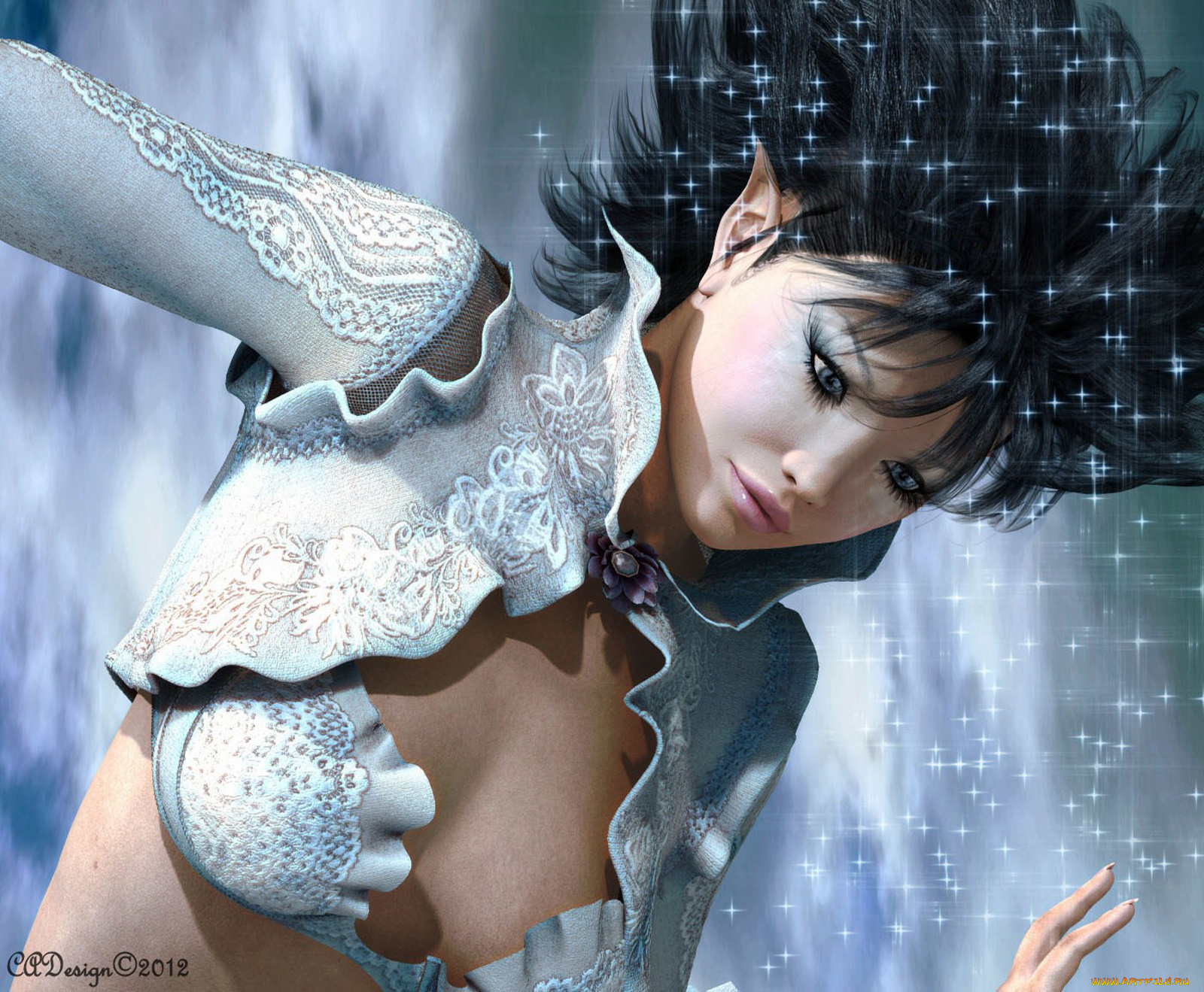 3д, графика, elves, эльфы, эльф