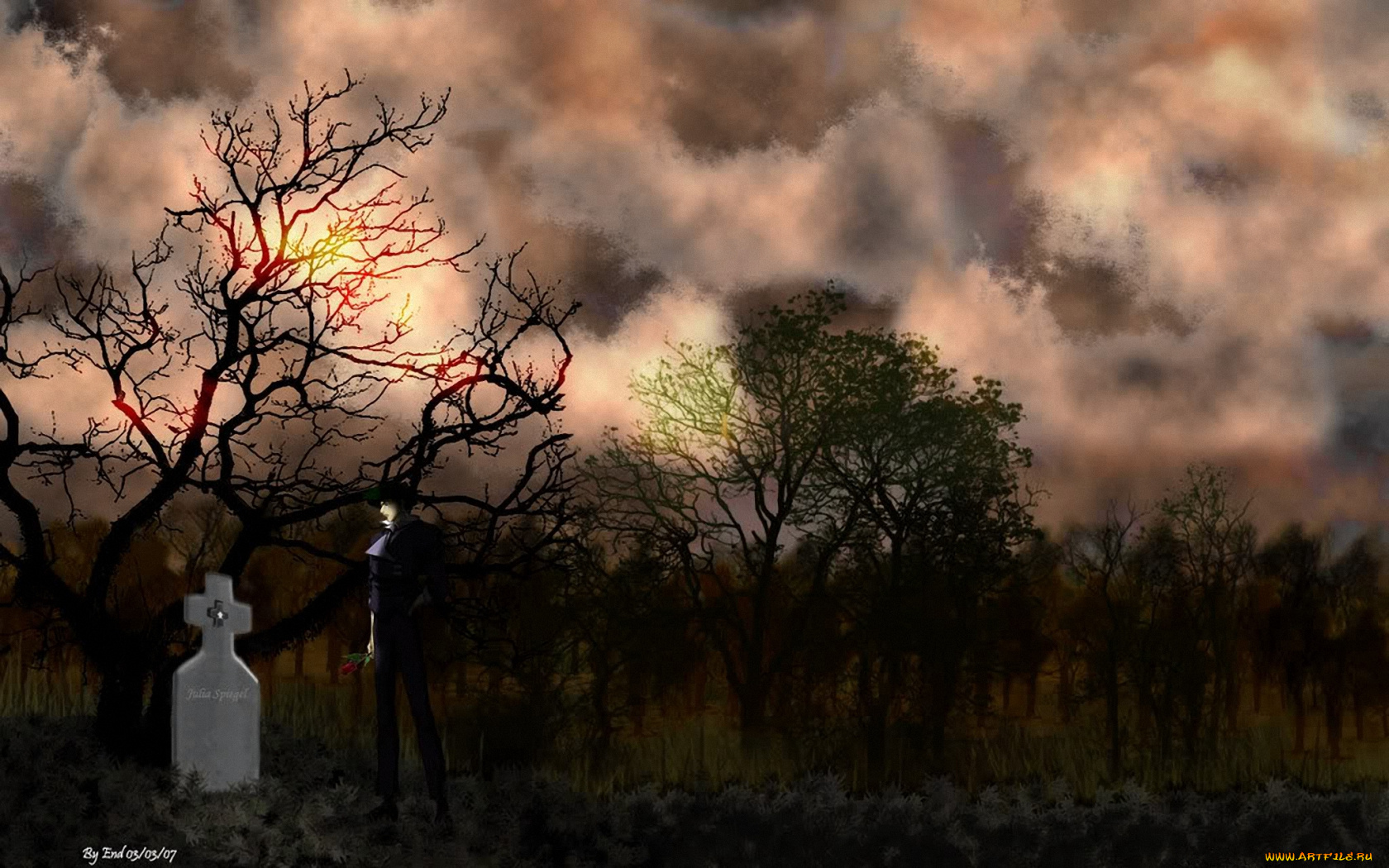 аниме, cowboy, bebop, spike