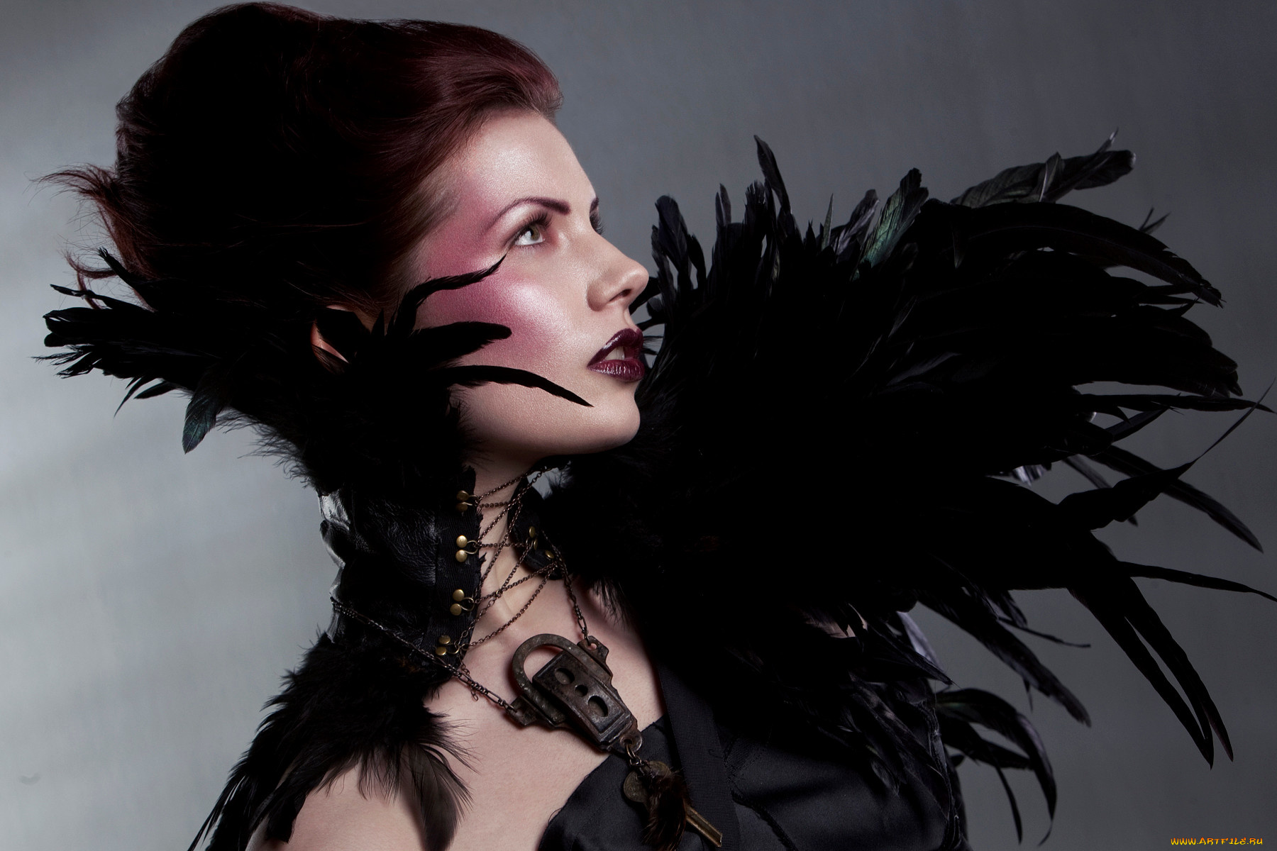 -Unsort, Креатив, девушки, unsort, креатив, перья