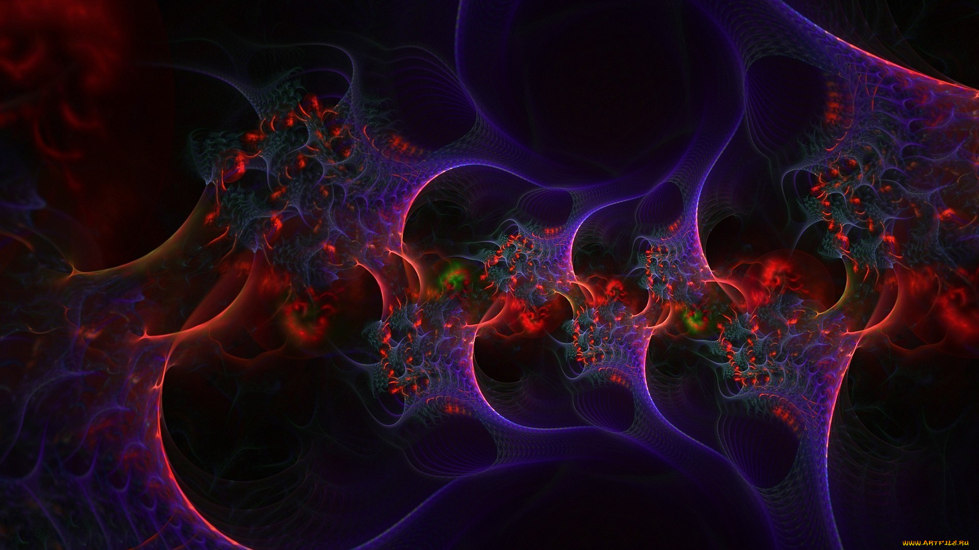3д, графика, fractal, фракталы, узор, цвета, фон