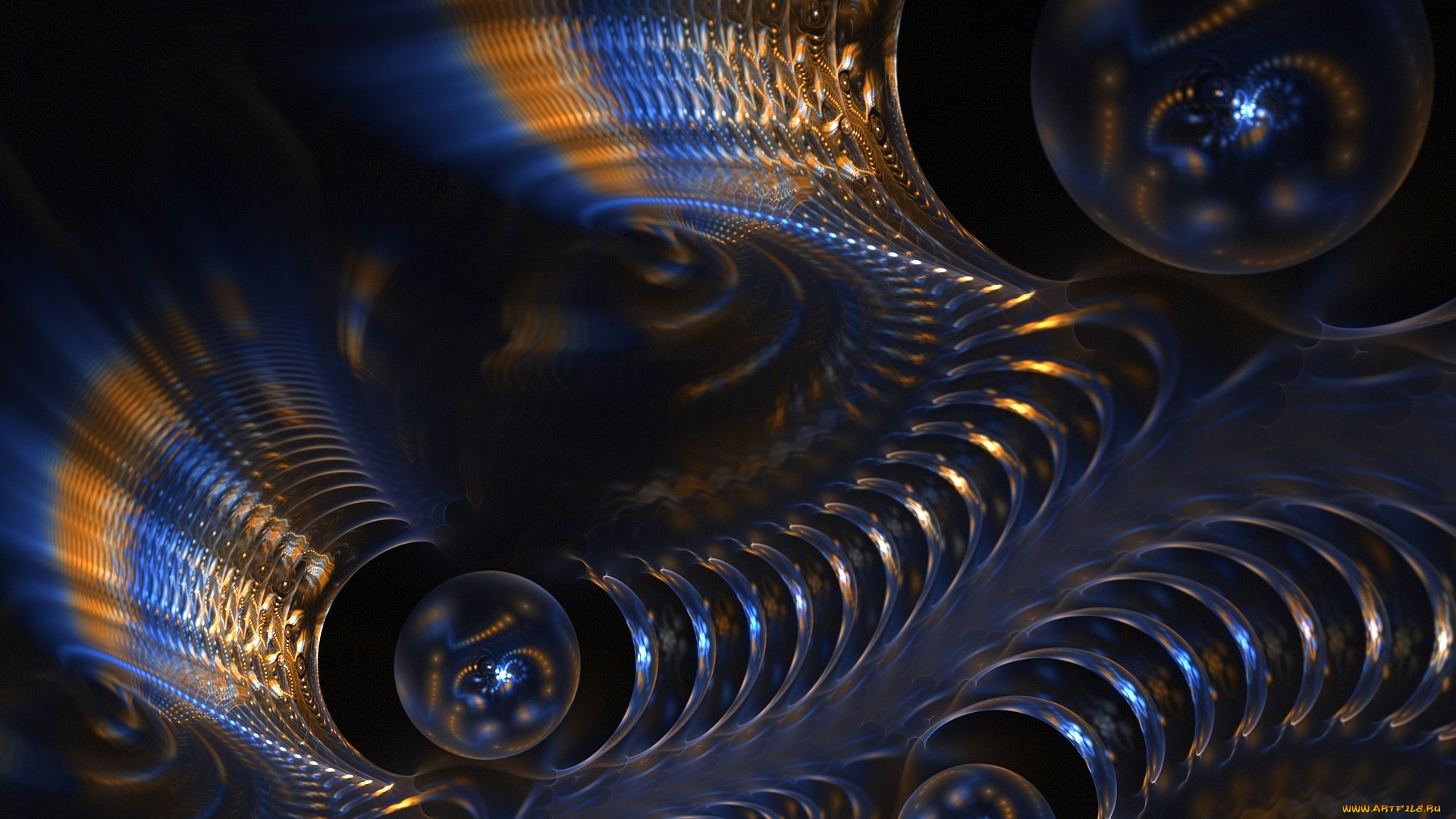 3д, графика, fractal, фракталы, узор, цвета, фон