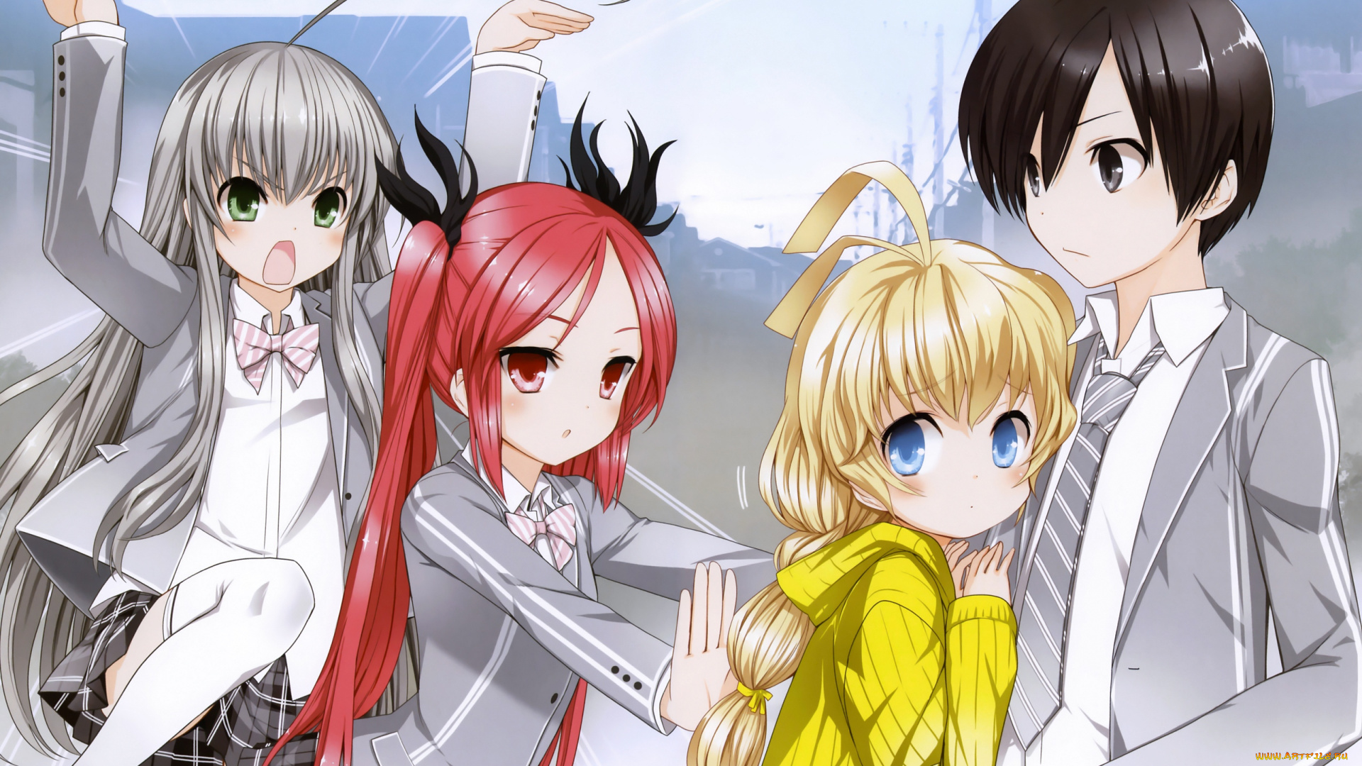 аниме, haiyore, nyaruko, san, 1