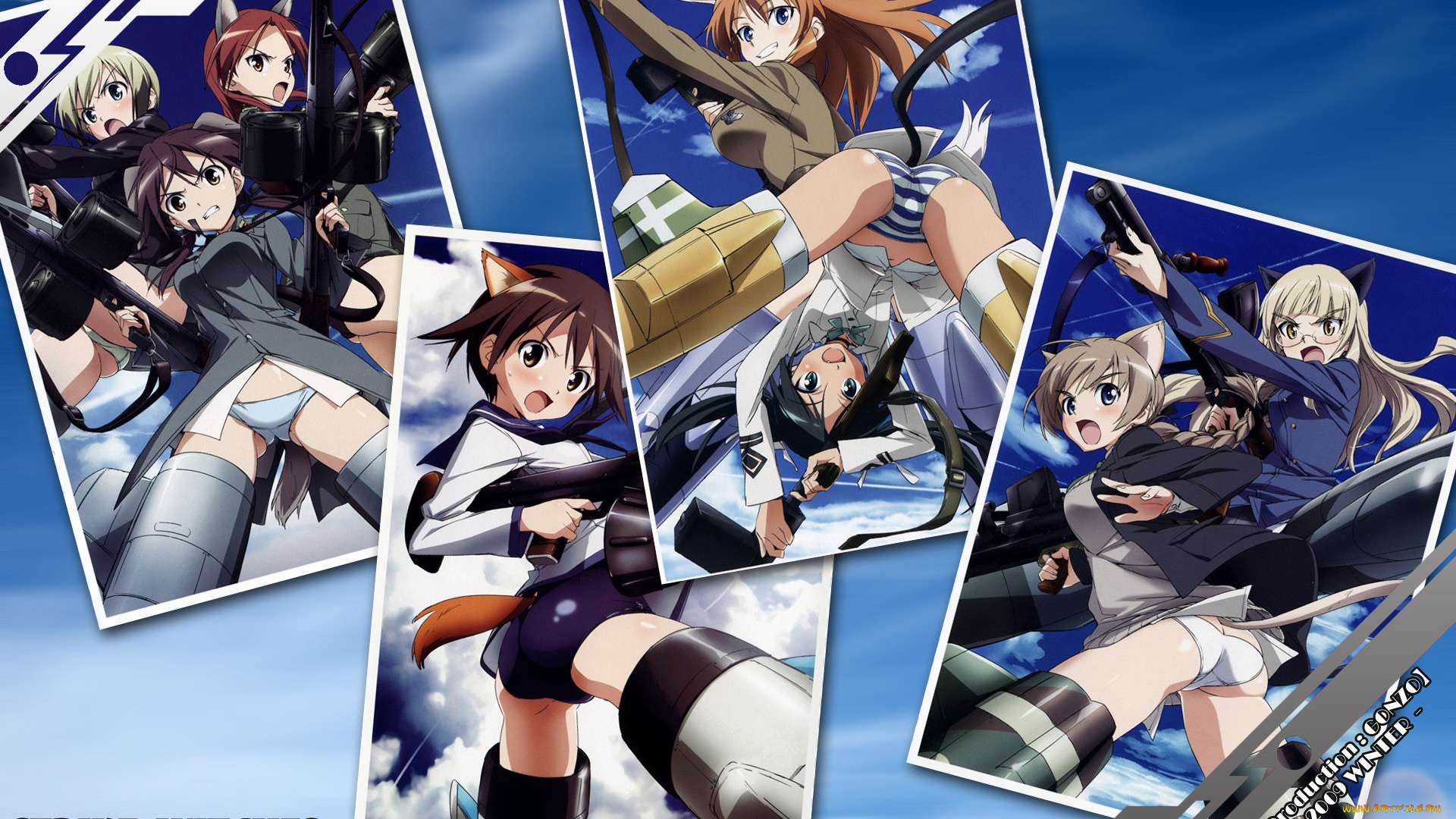 аниме, strike, witches