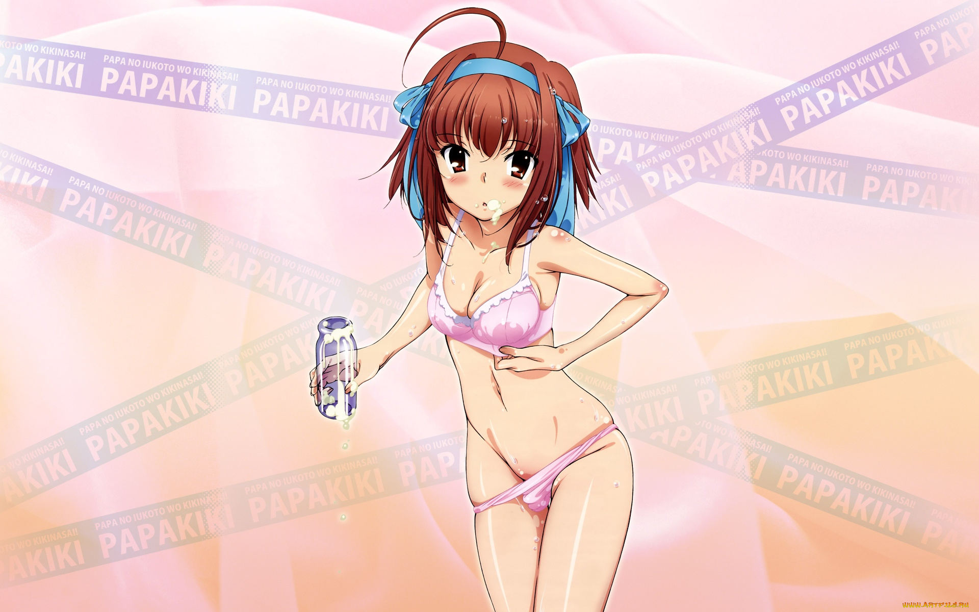 аниме, papa, no, iukoto, kikinasai, девушка