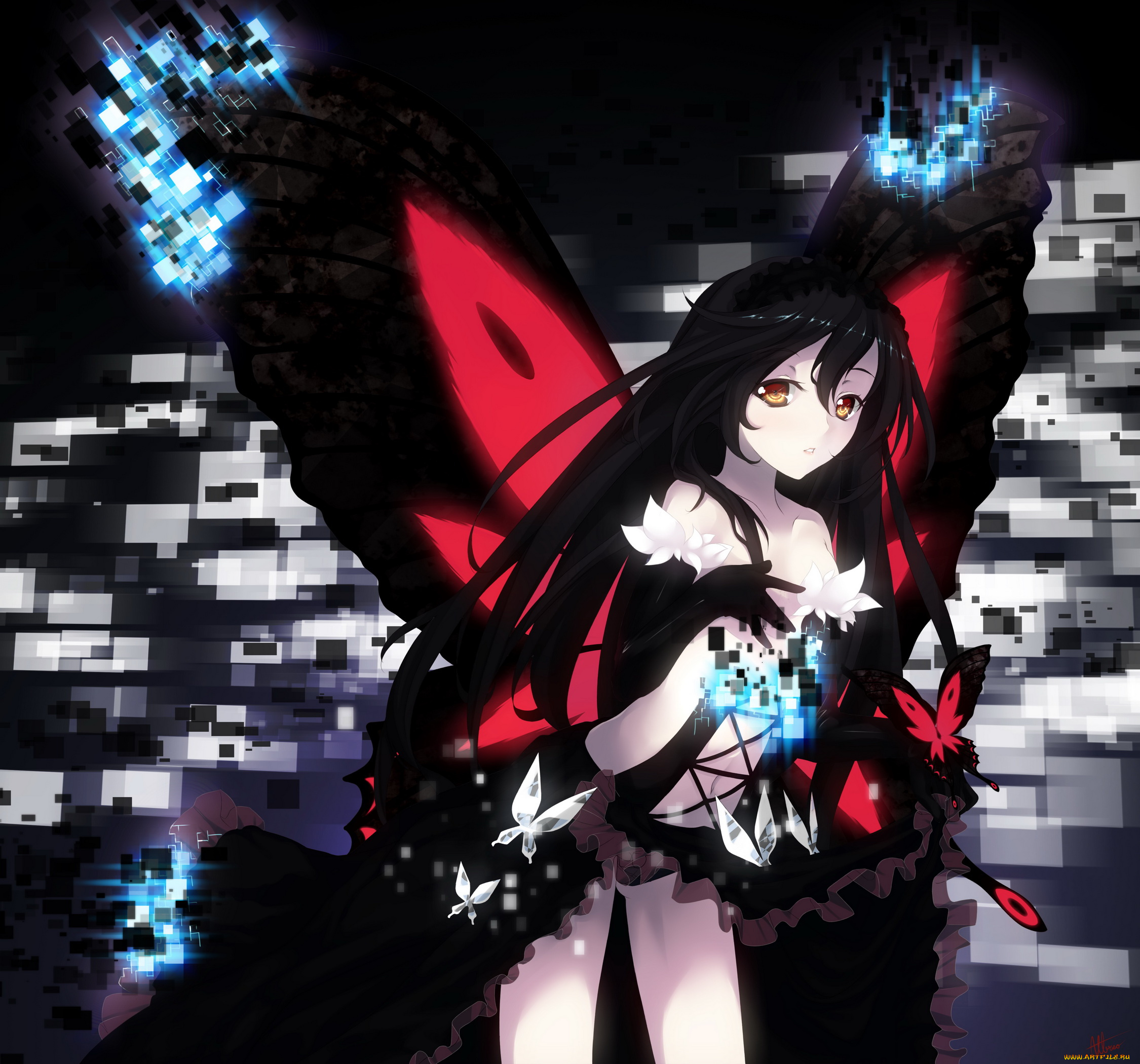 kuro, yuki, аниме, accel, world, hime, девушка, платье